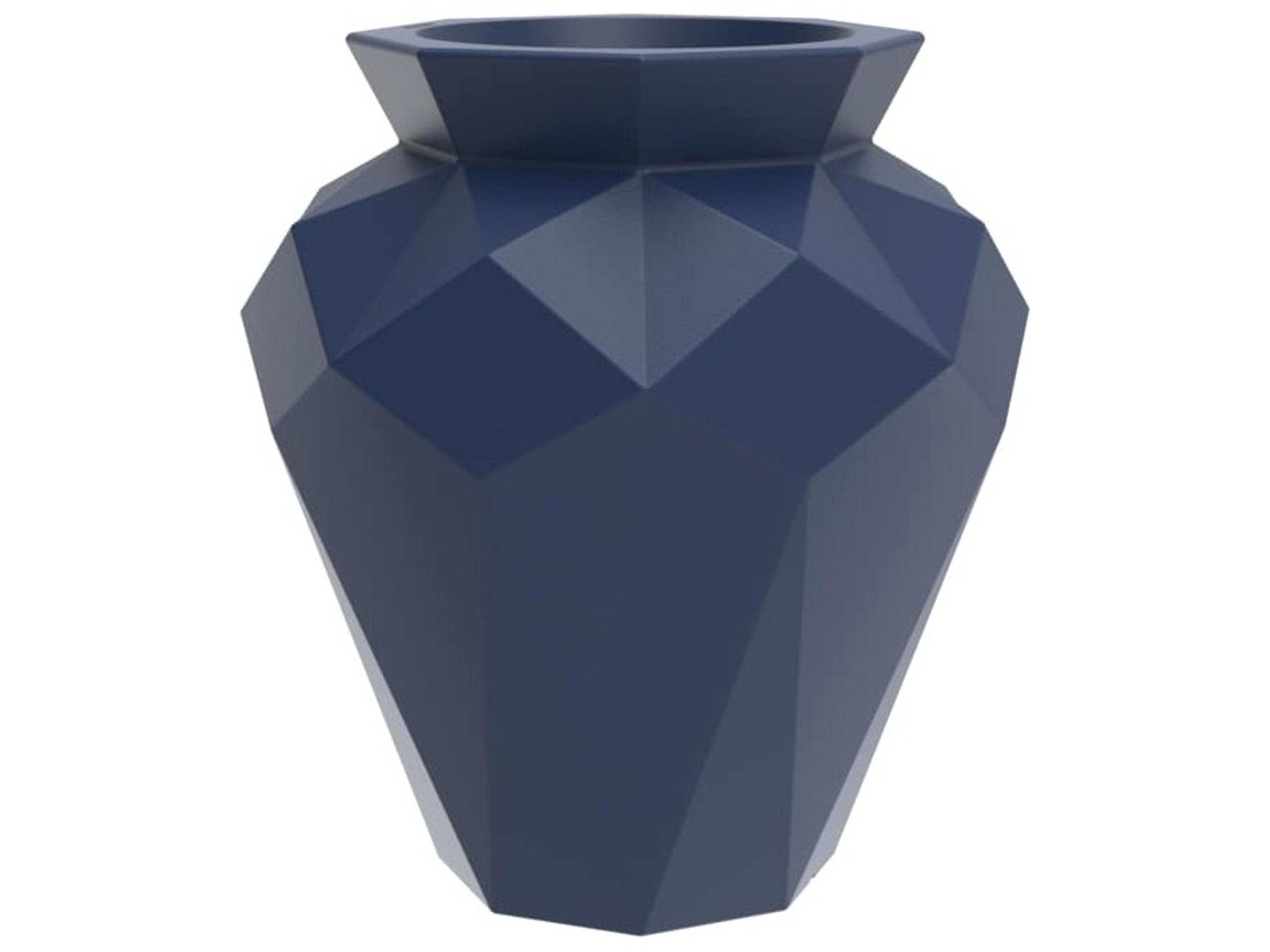 Origami Blue Planter