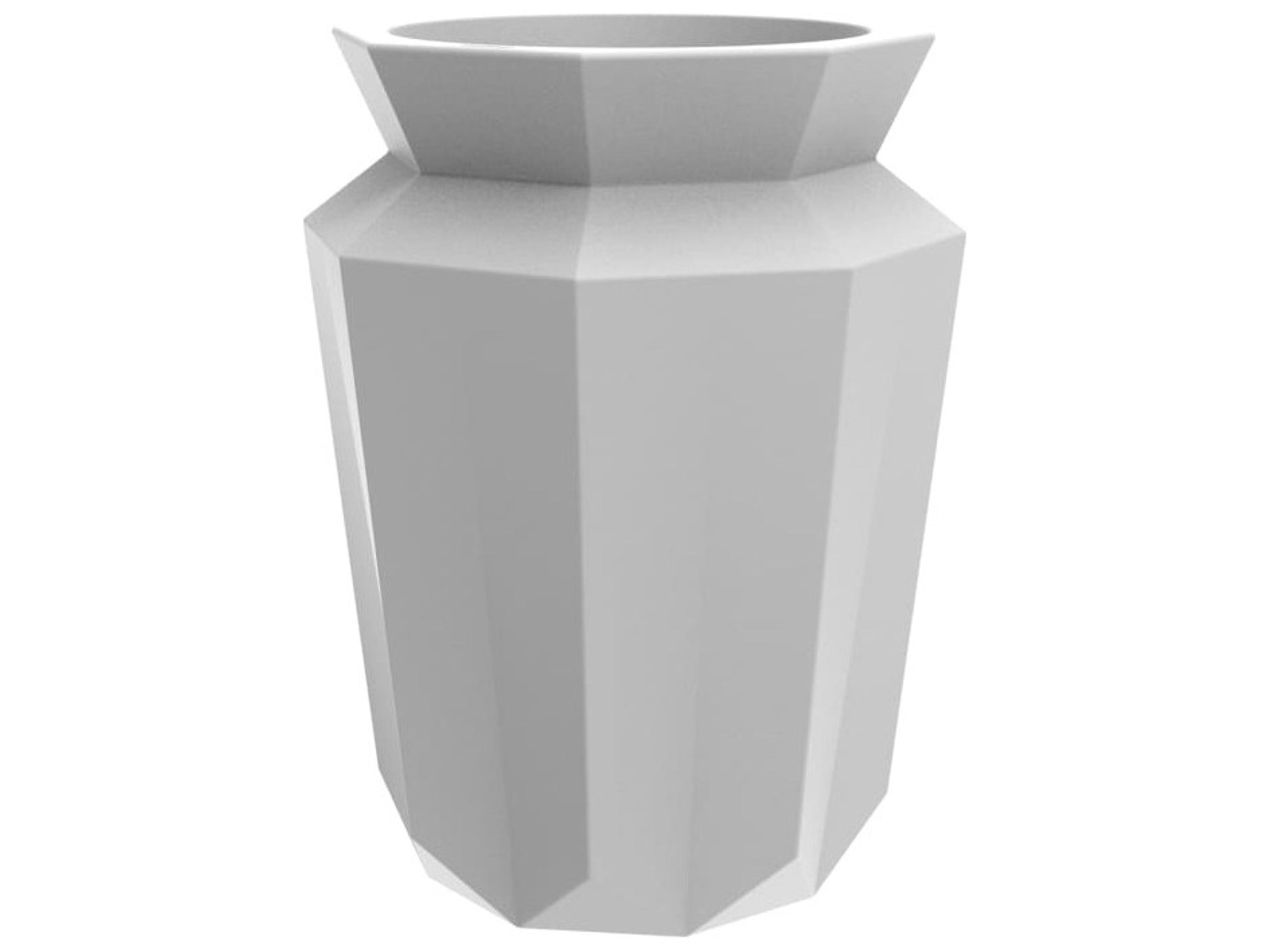 Origami White Planter