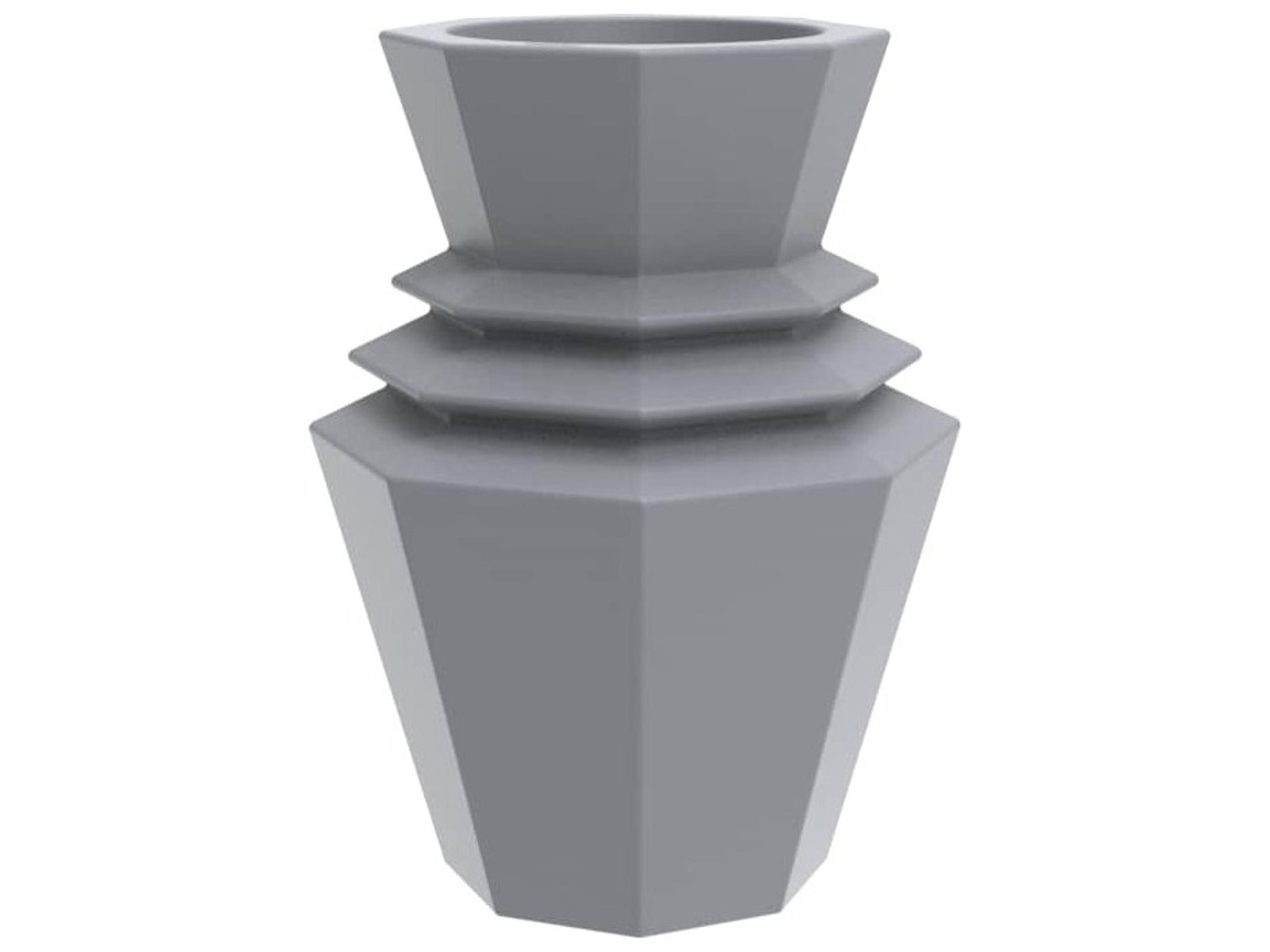 Vondom Outdoor Origami Gray Planter