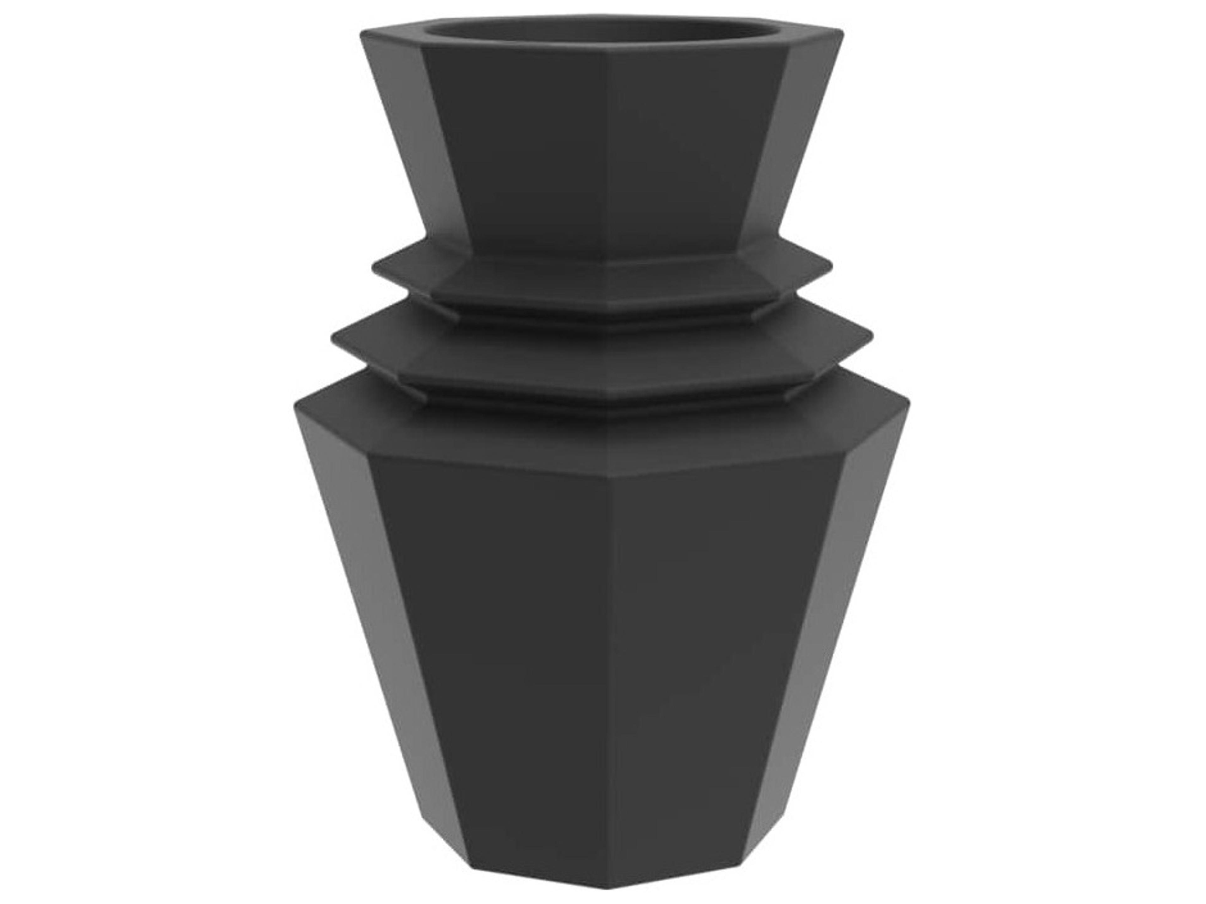 Origami Black Planter