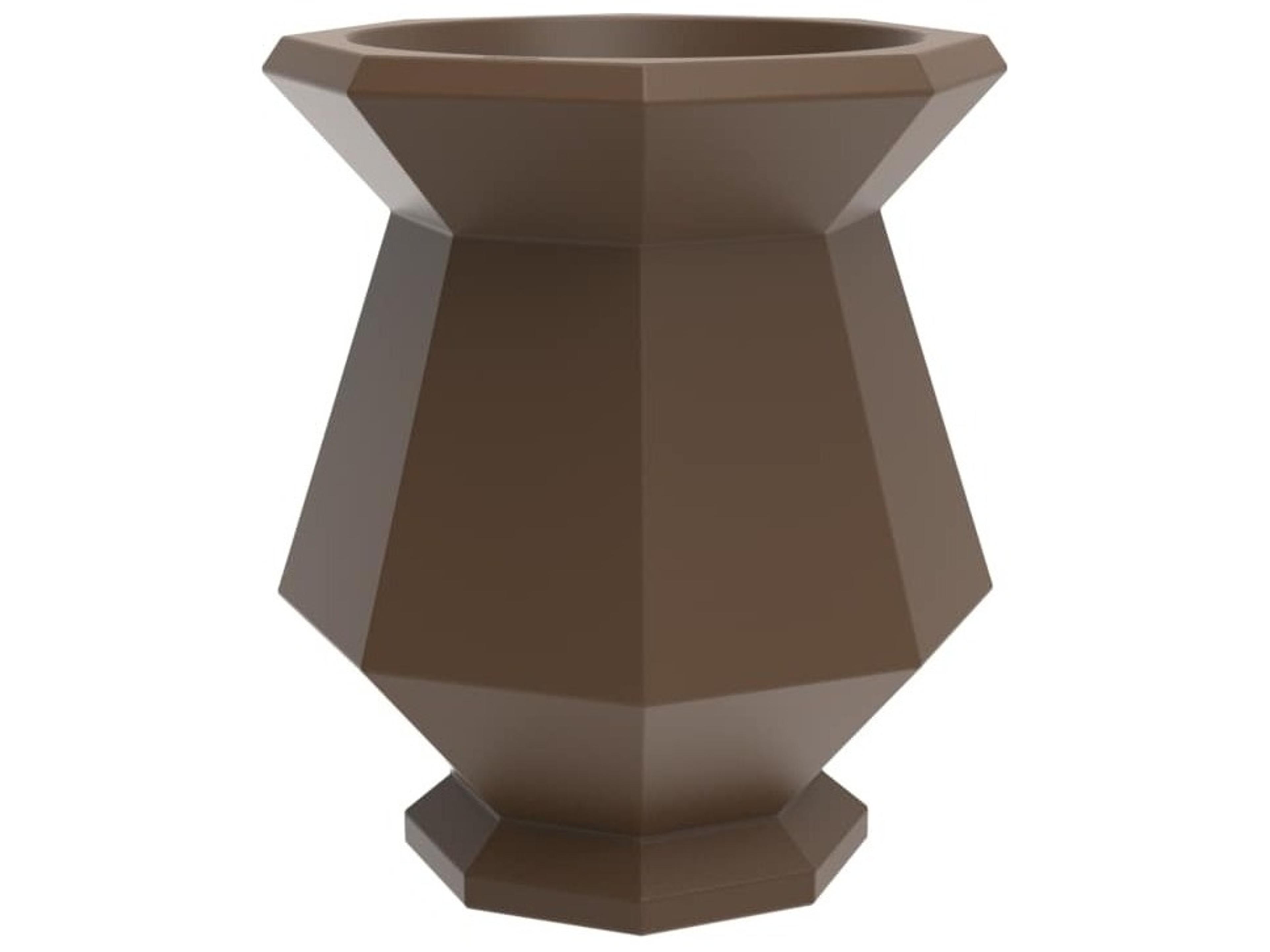 Vondom Outdoor Origami Brown Planter