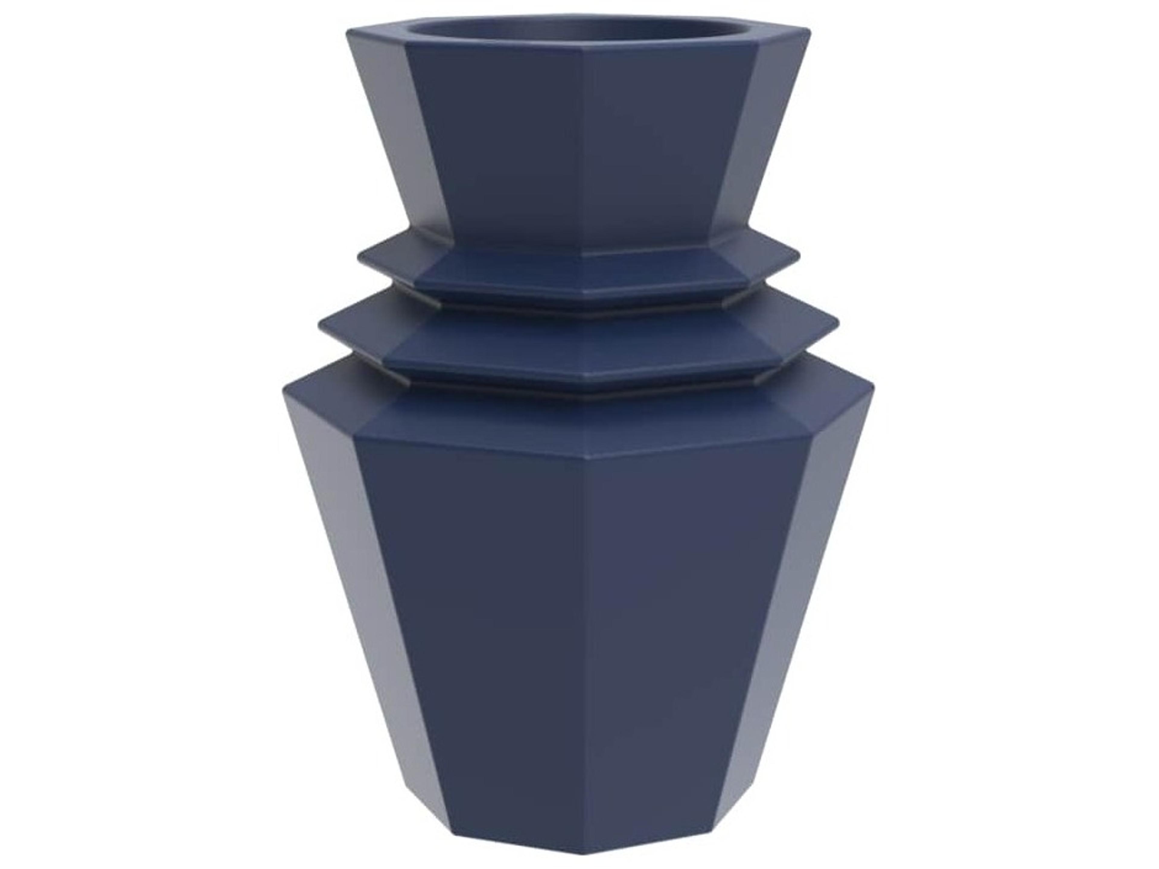Vondom Outdoor Origami Blue Planter