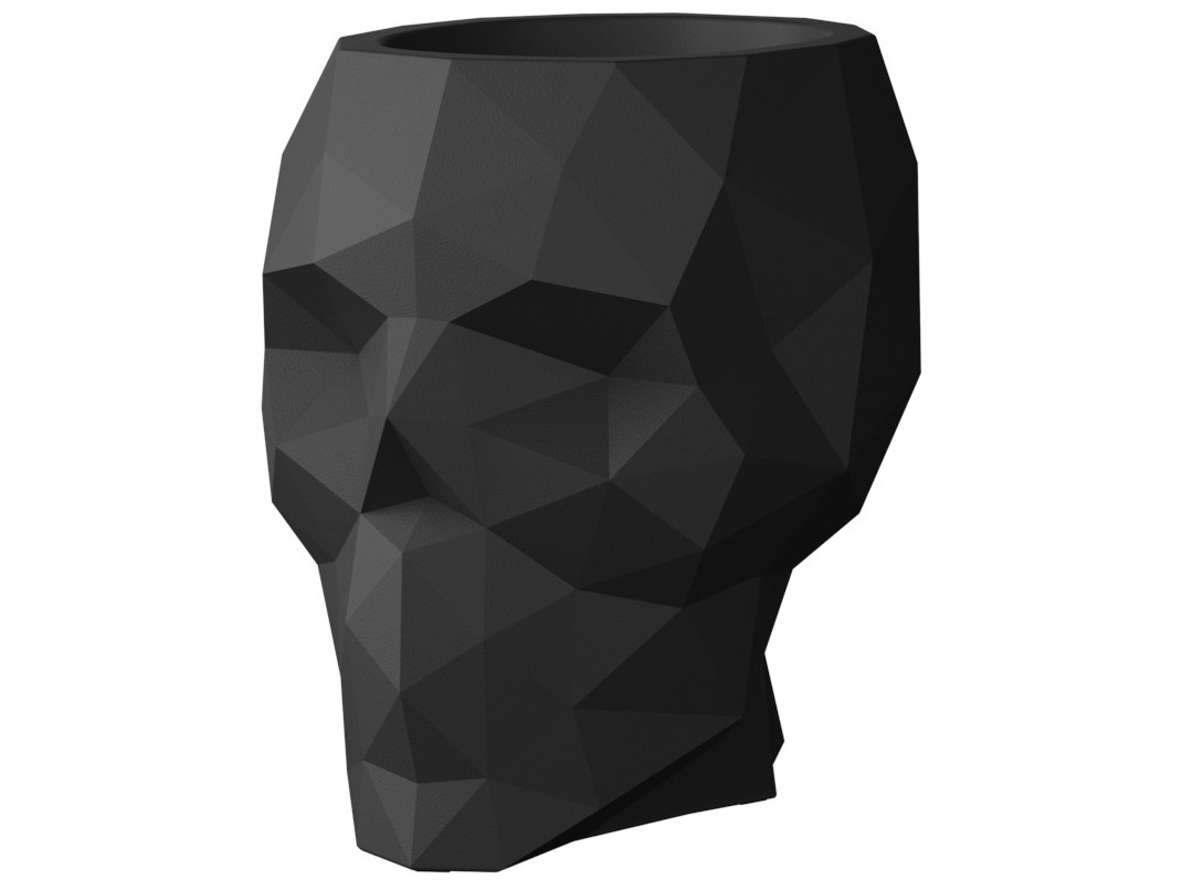 Skull Black Planter