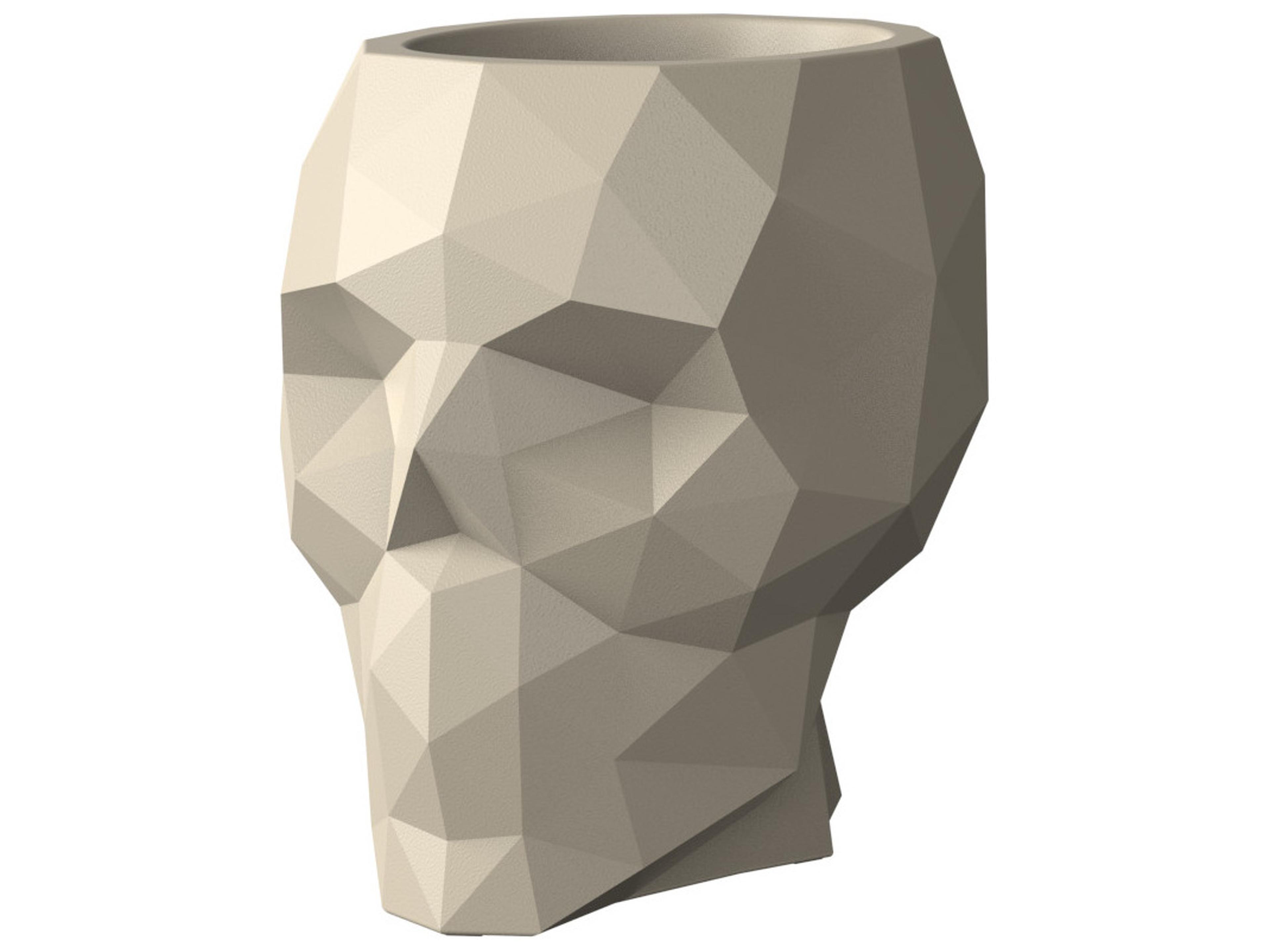Vondom Outdoor Skull Cream Planter