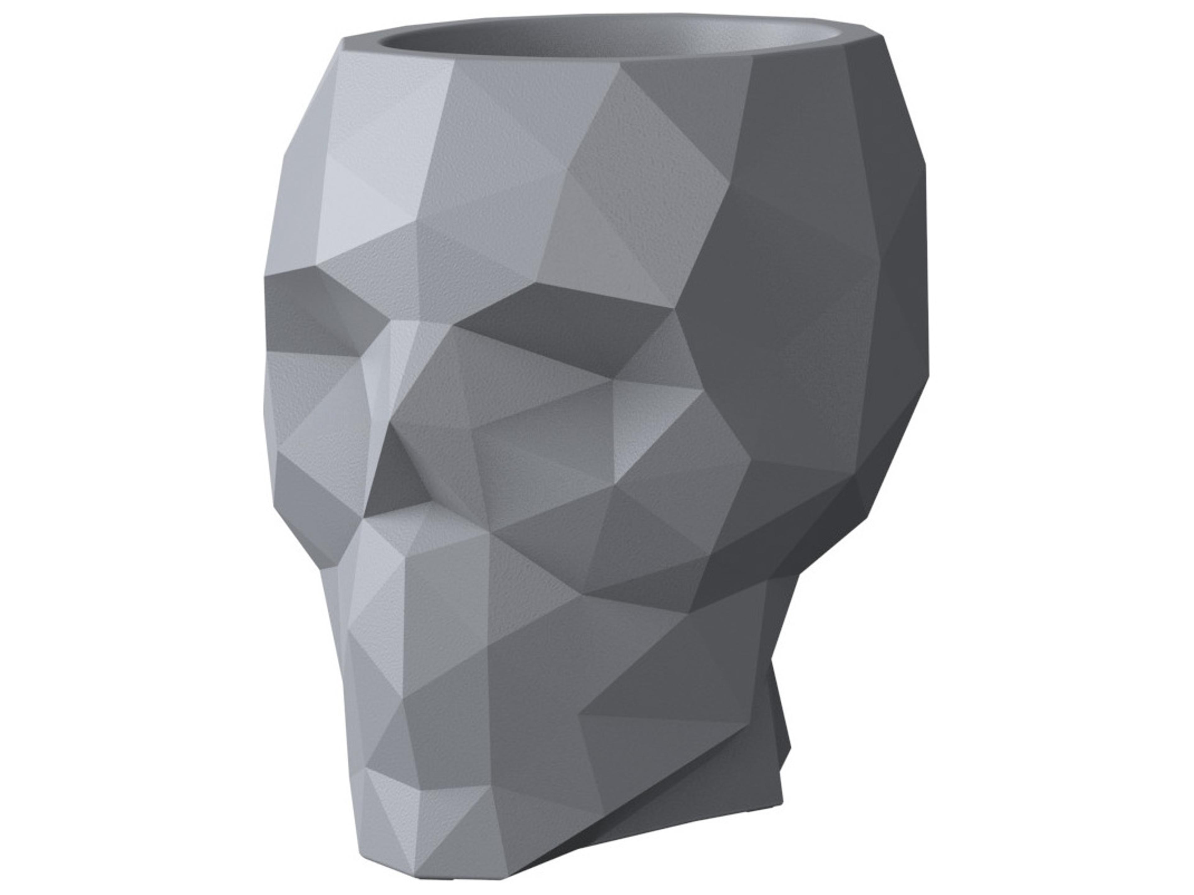 Skull Gray Planter