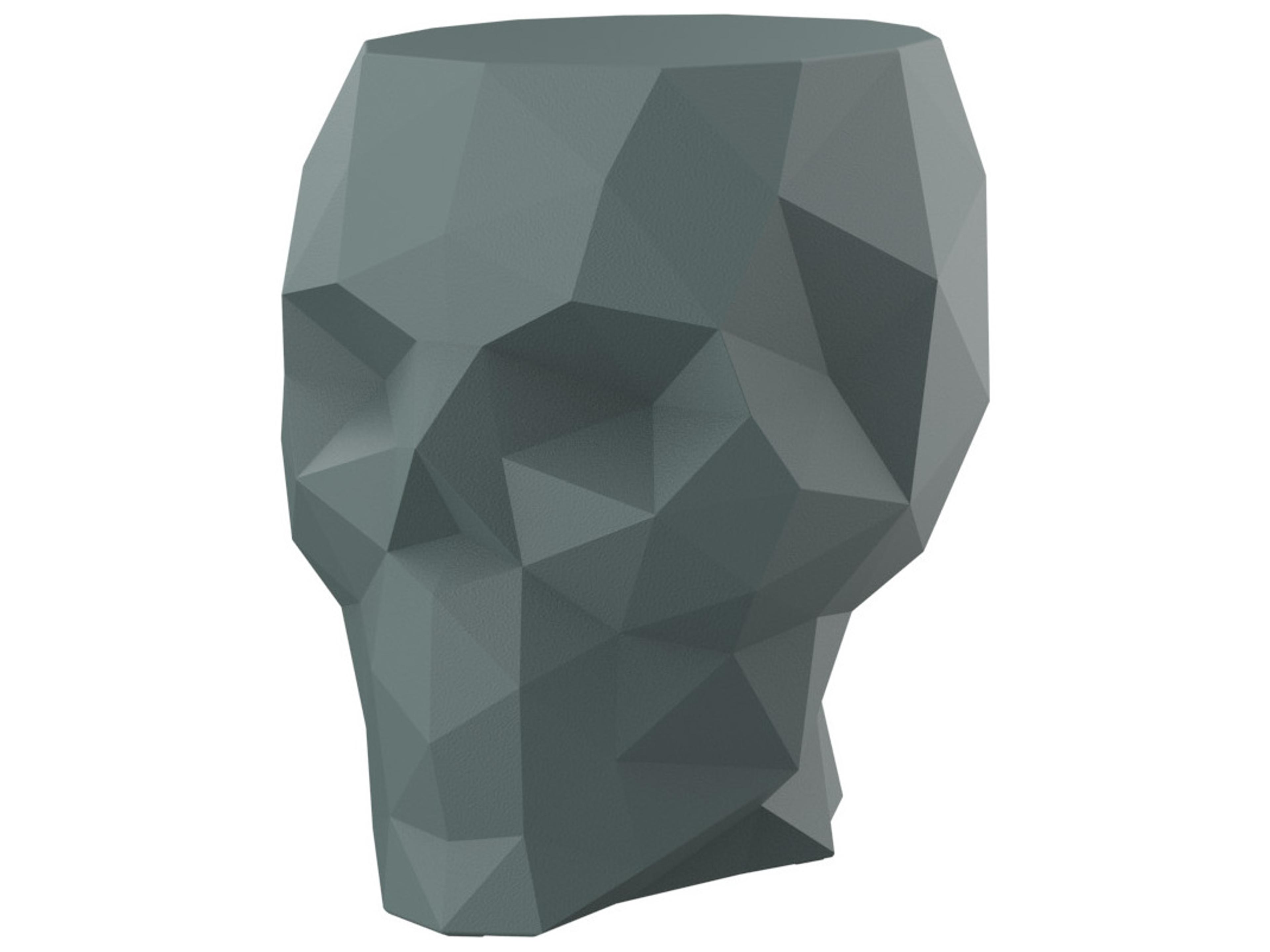 Skull Green Polypropylene Lounge Chair