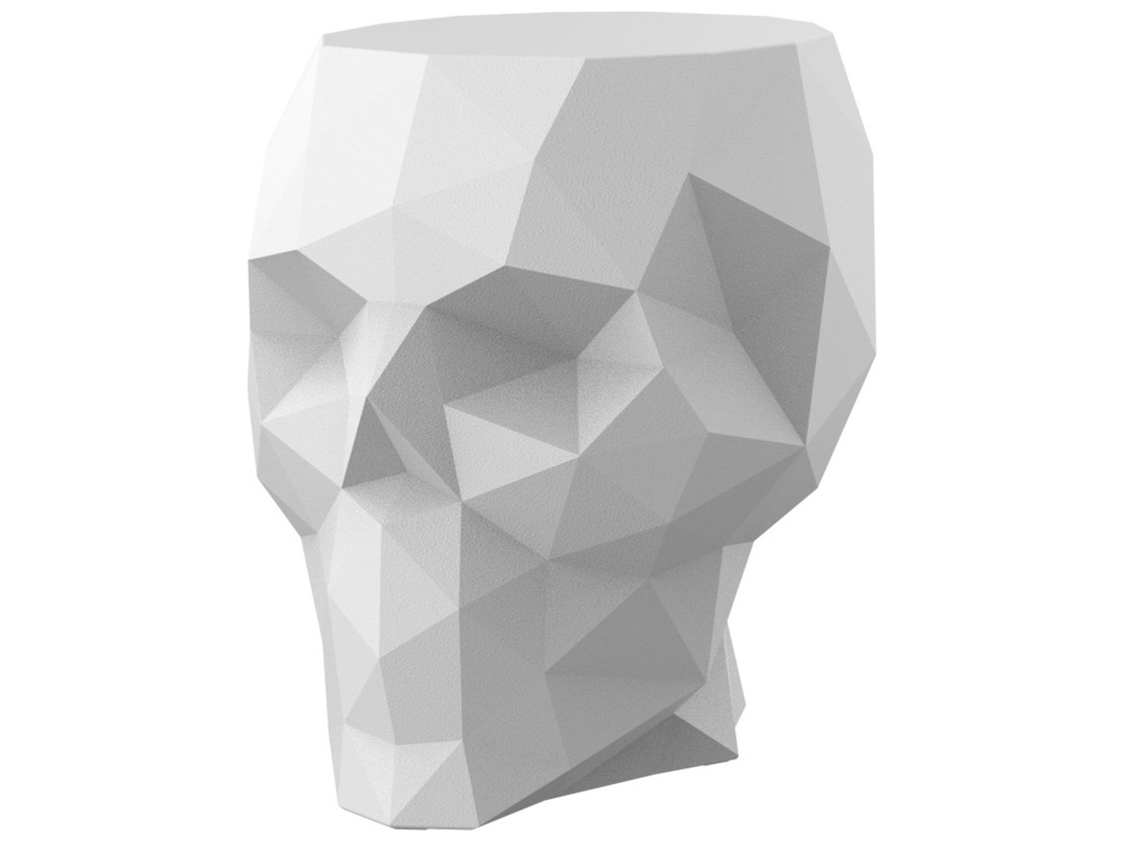 Skull White Polypropylene Lounge Chair