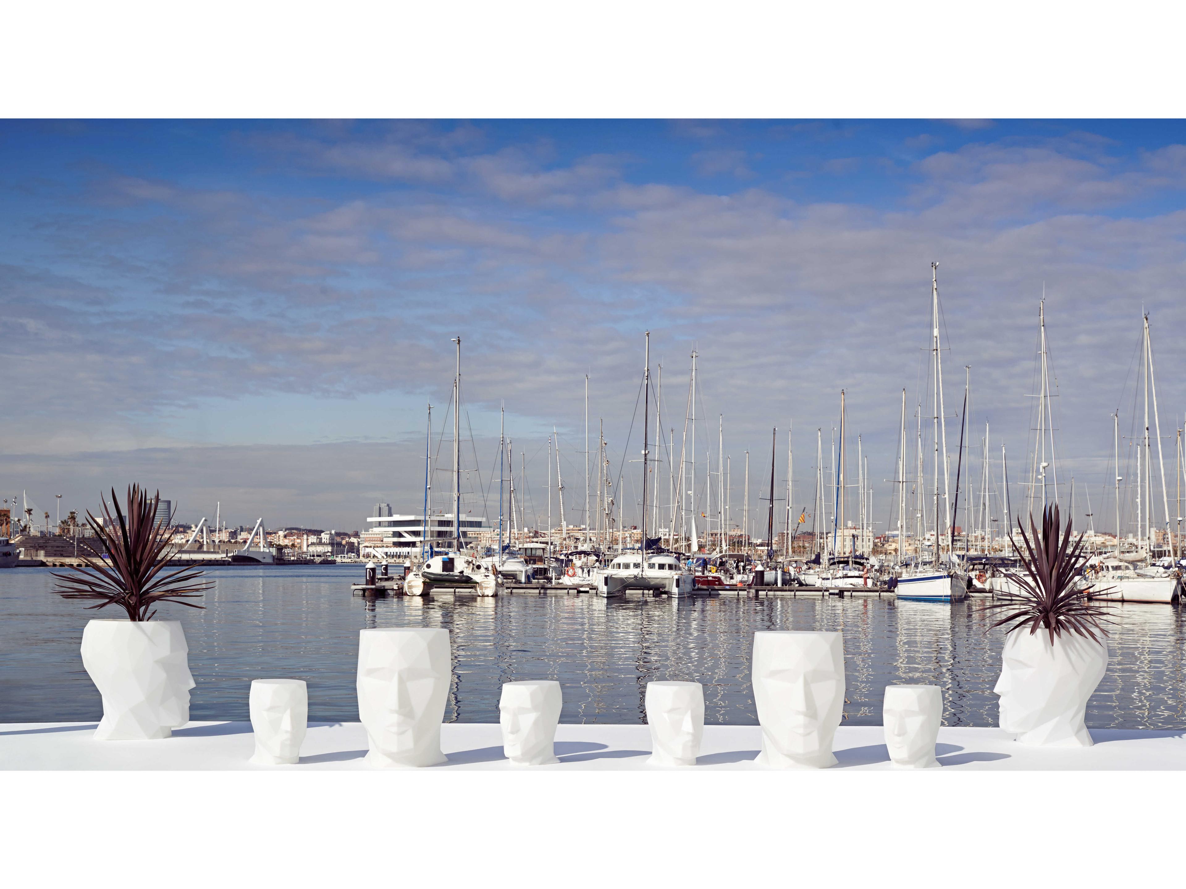 Vondom Outdoor Adan Planter Basic Ice