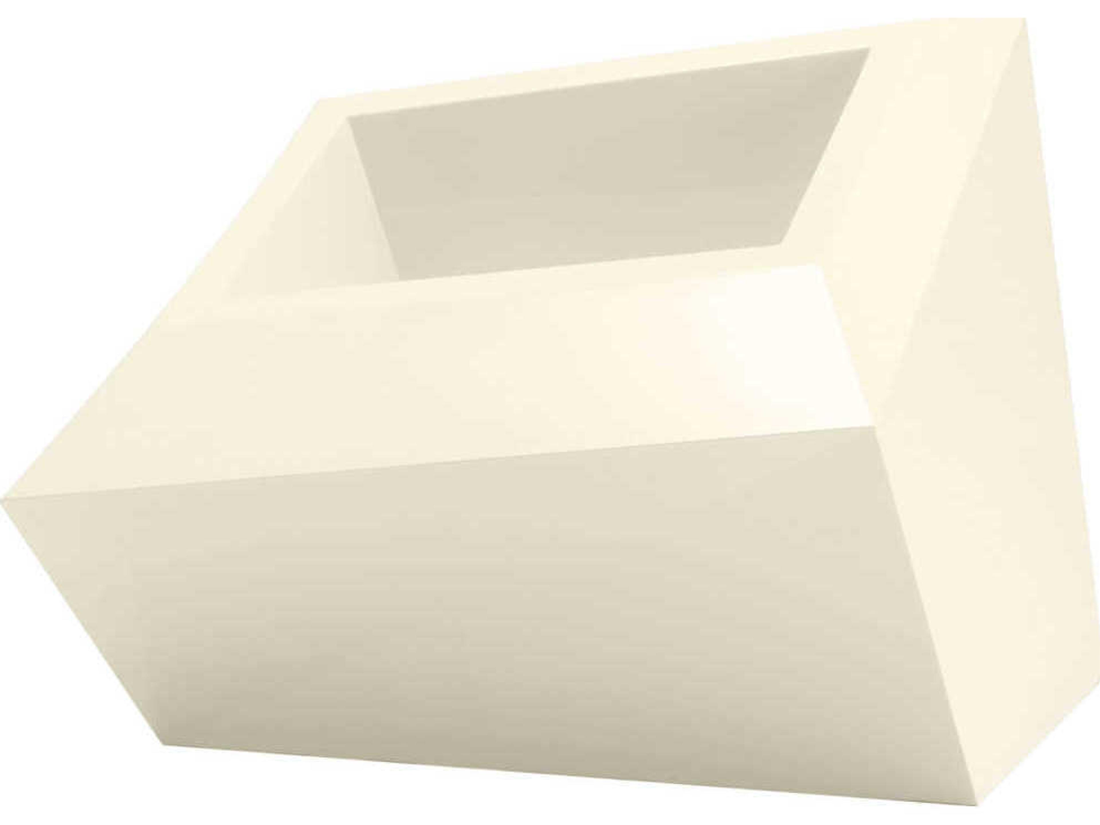 Faz Ecru Matte Planter