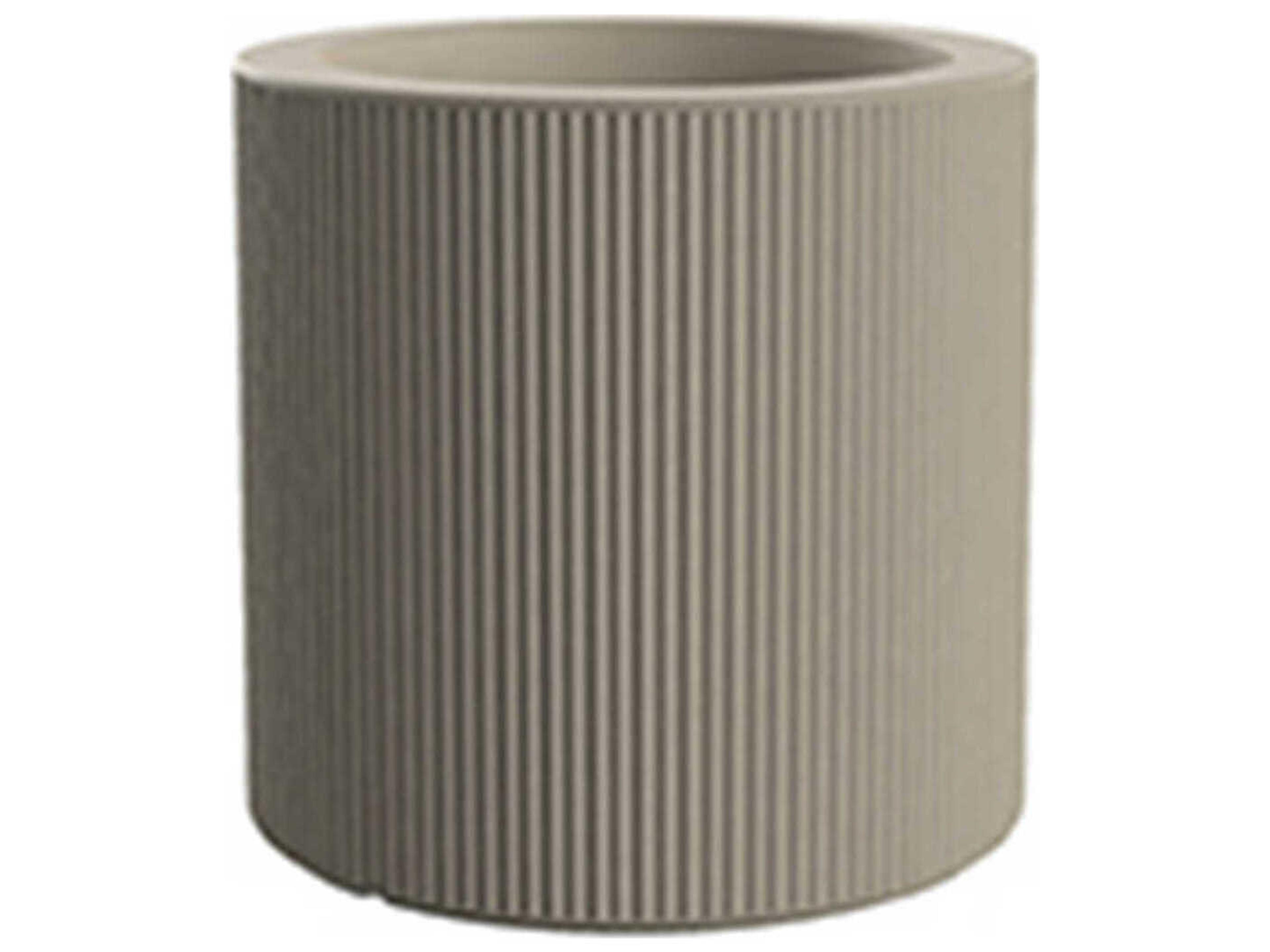Gatsby Cylinder Planter x H Basic Cream