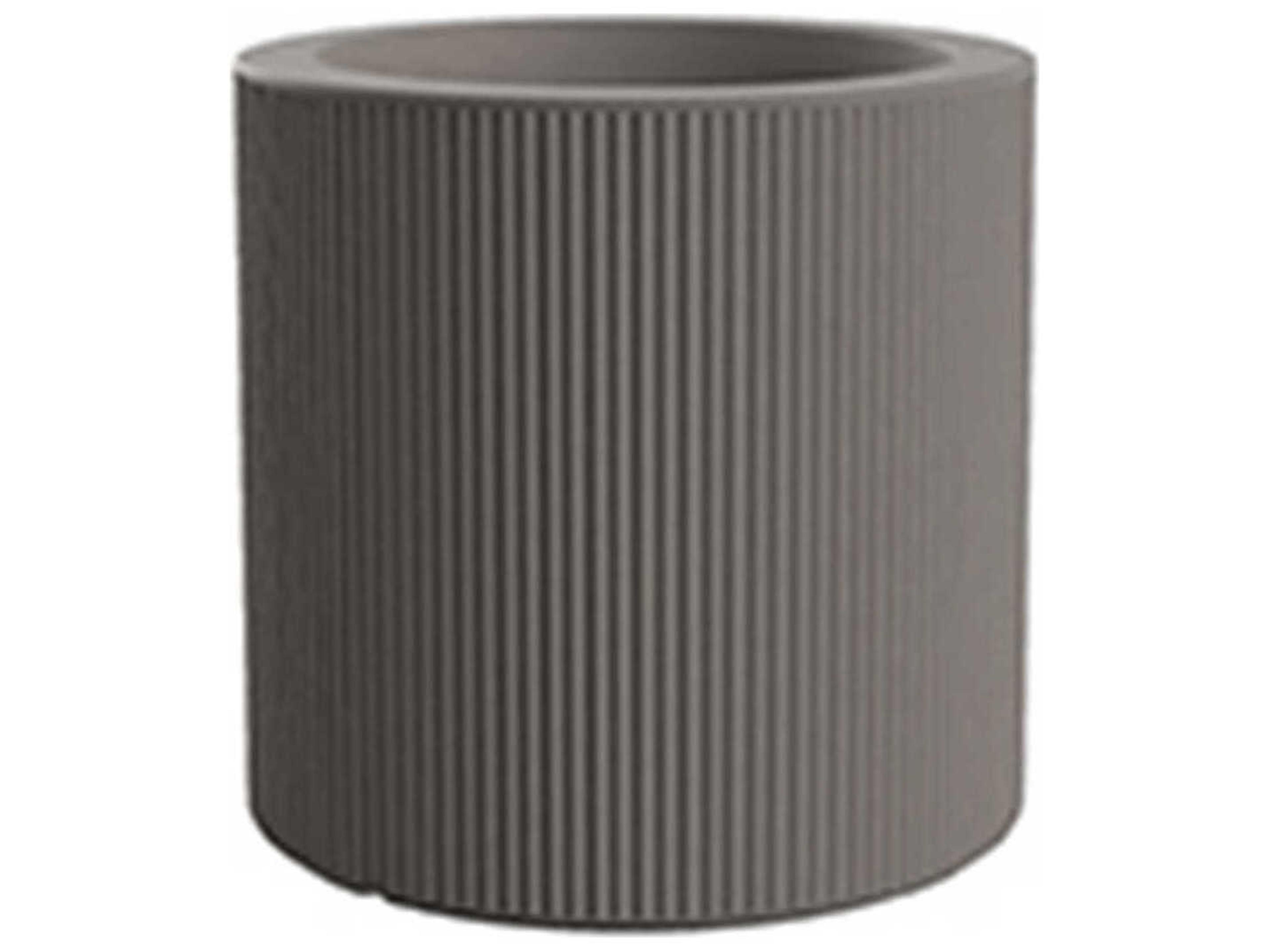 Gatsby Cylinder Planter x H Basic Tortora