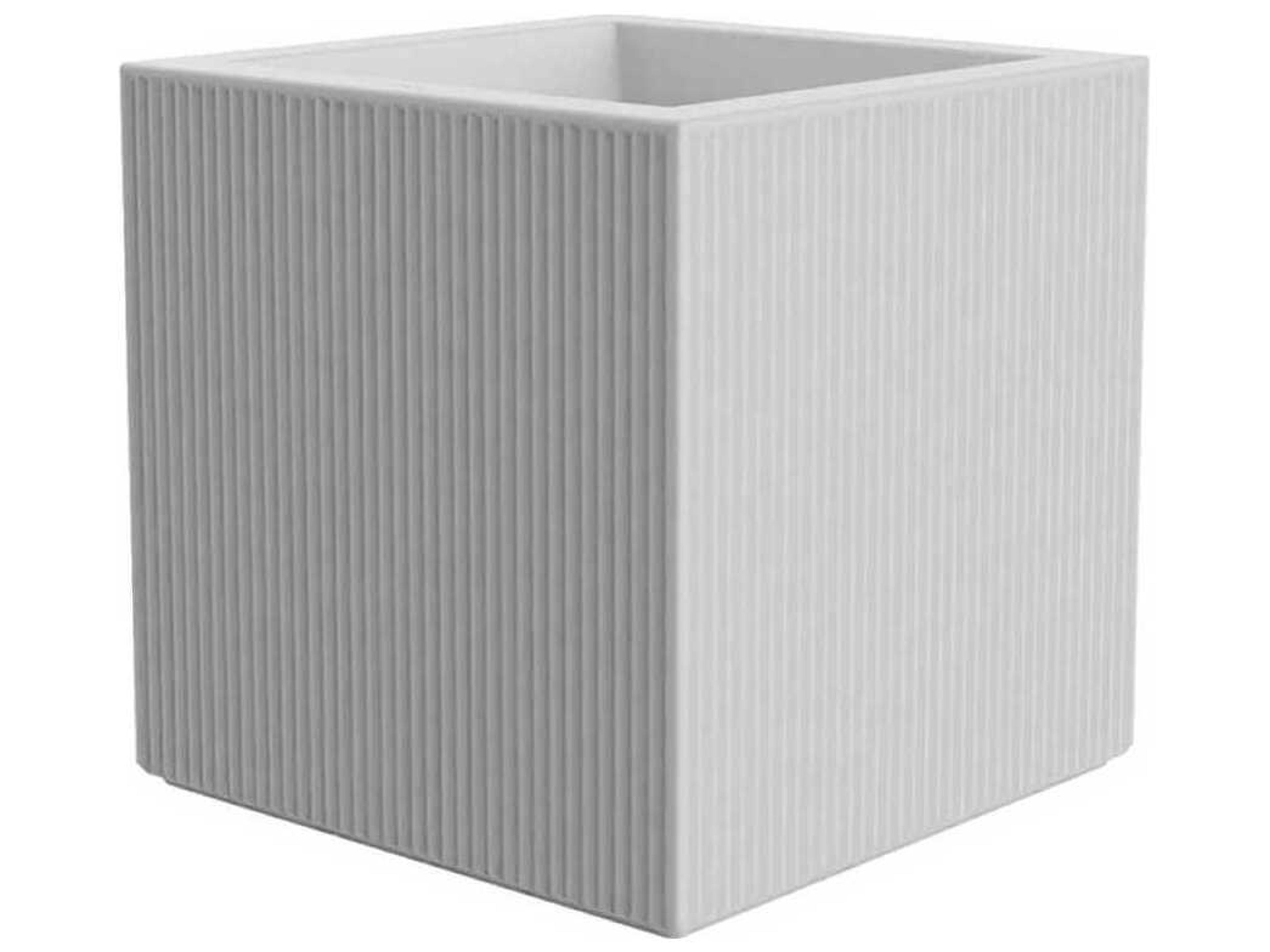 Vondom Outdoor Gatsby Prisma Planter W x H Basic White