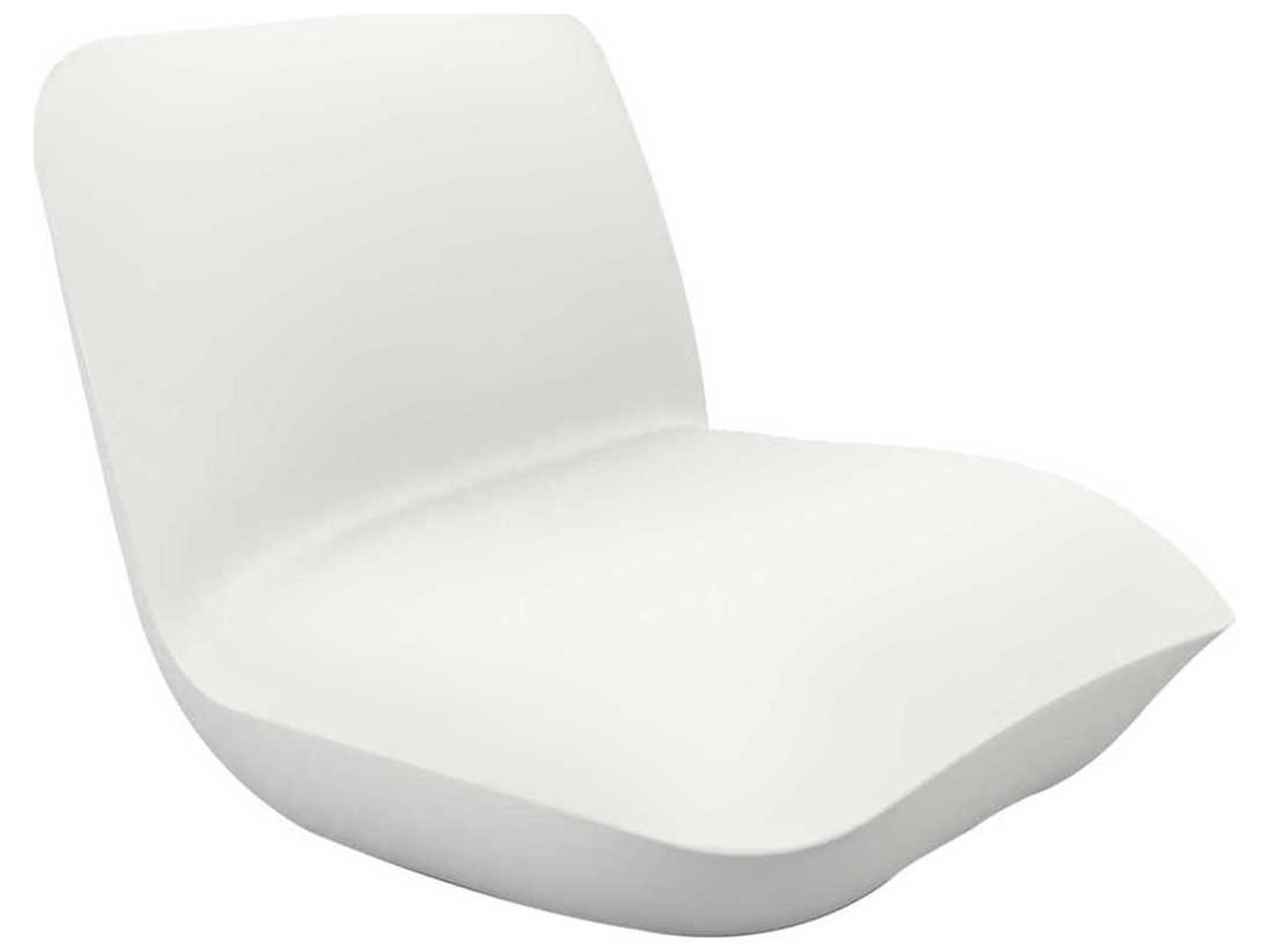 Pillow White Matte Lounge Chair