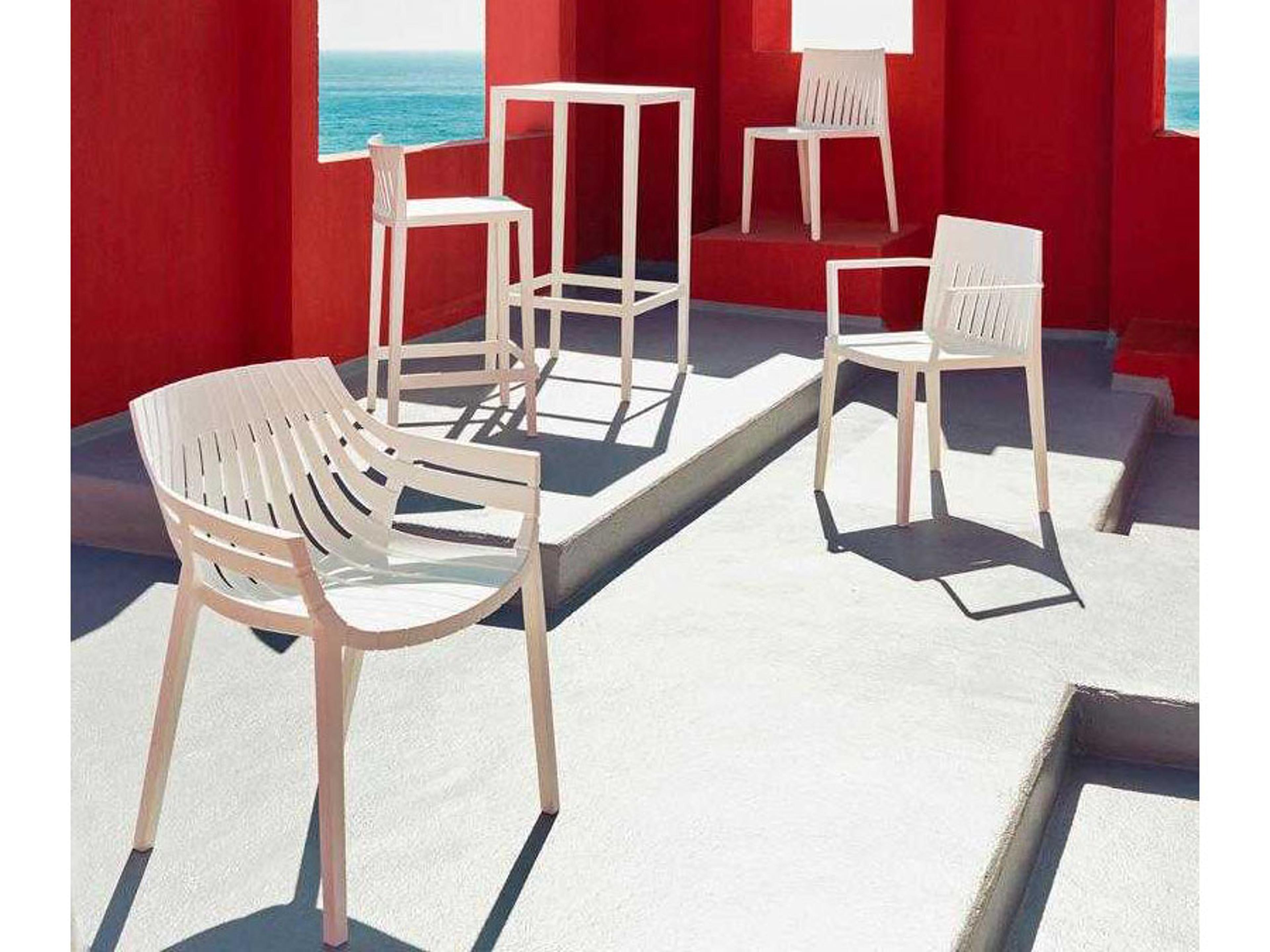 Vondom Outdoor Spritz - Lounge Chair - Set of 4 - Basic/Injection - White