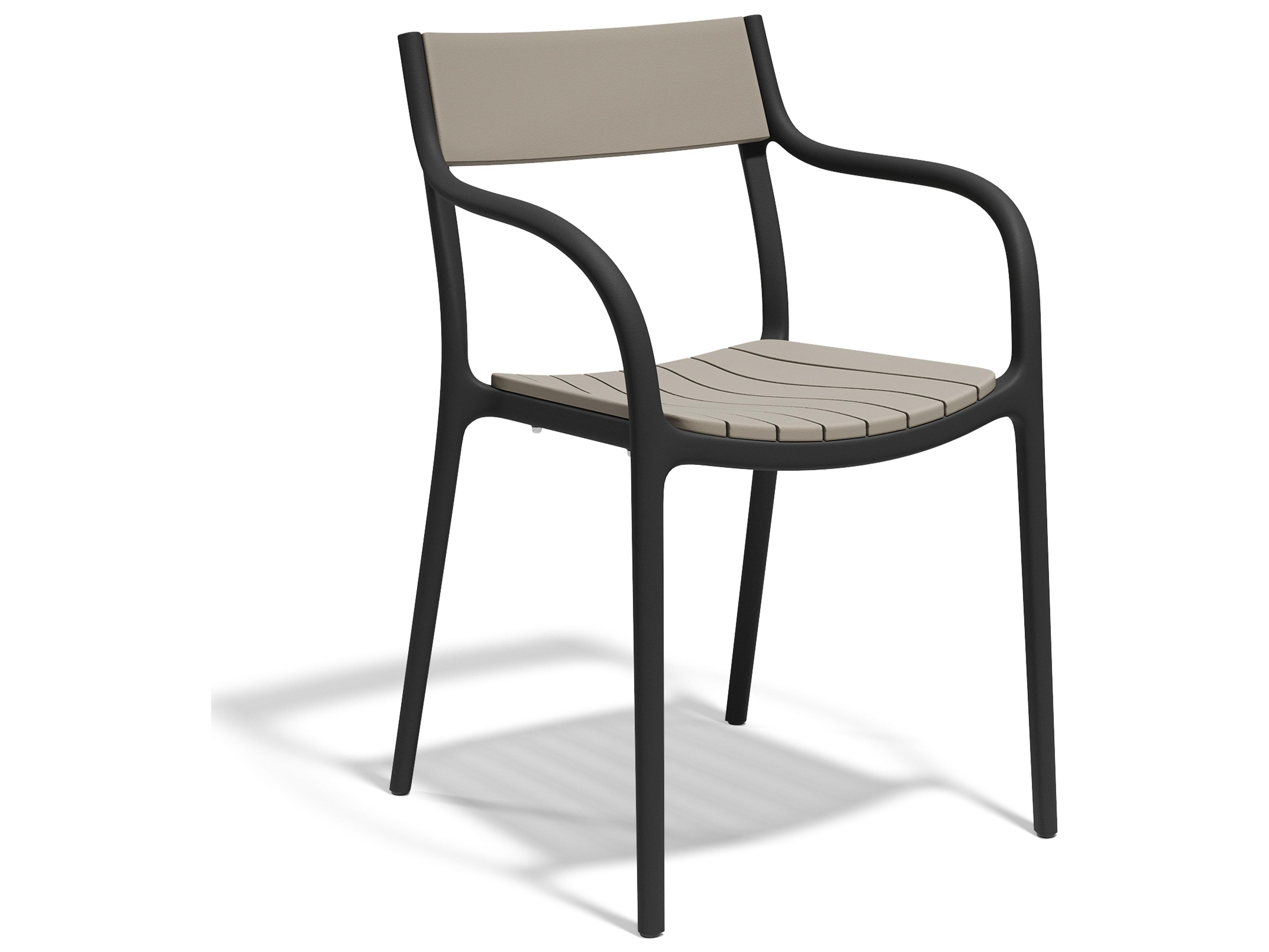 Madison Black Polypropylene Resin Dining Chair (Set of 4)