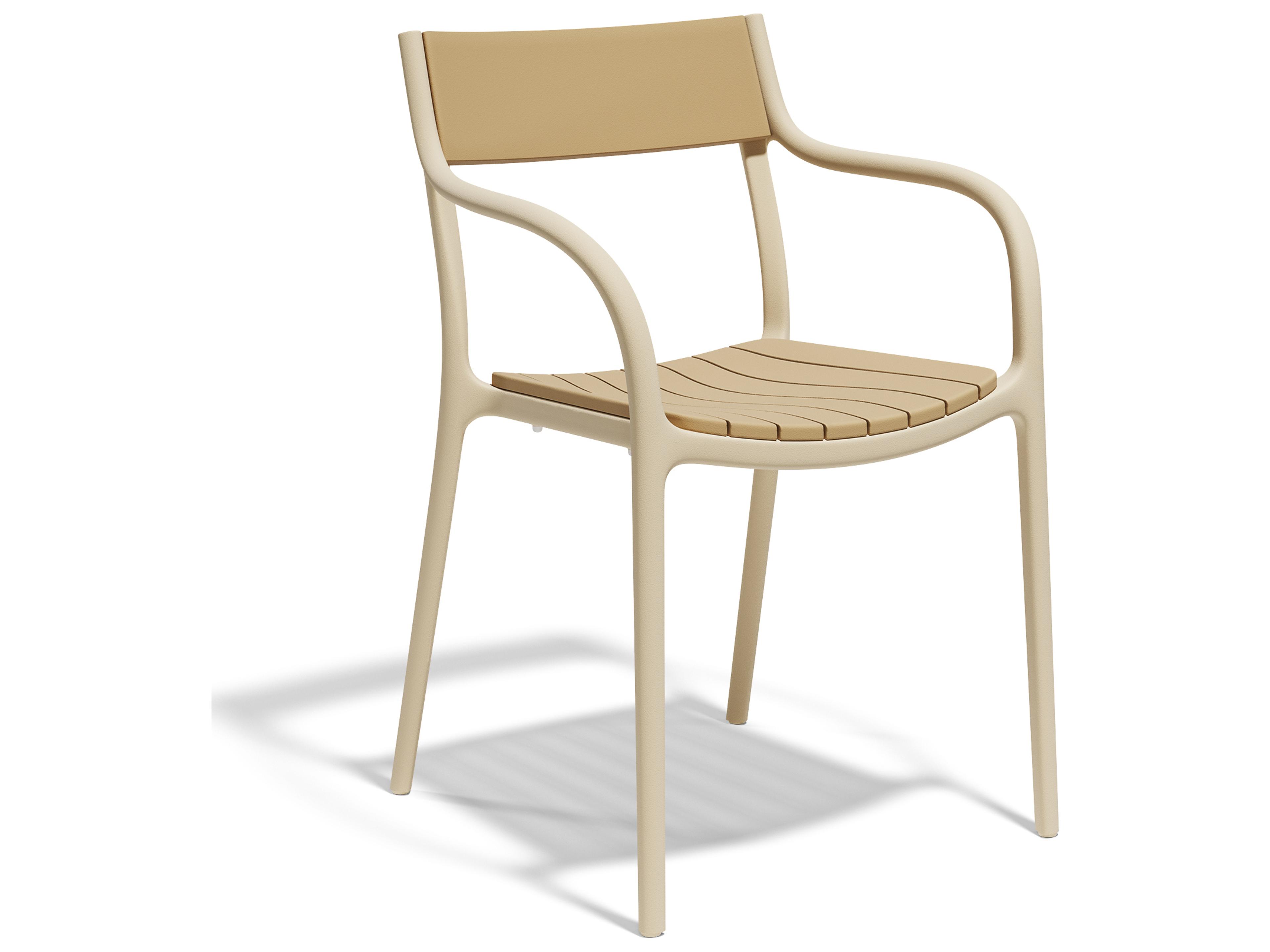 Madison Cream Polypropylene Resin Dining Chair (Set of 4)