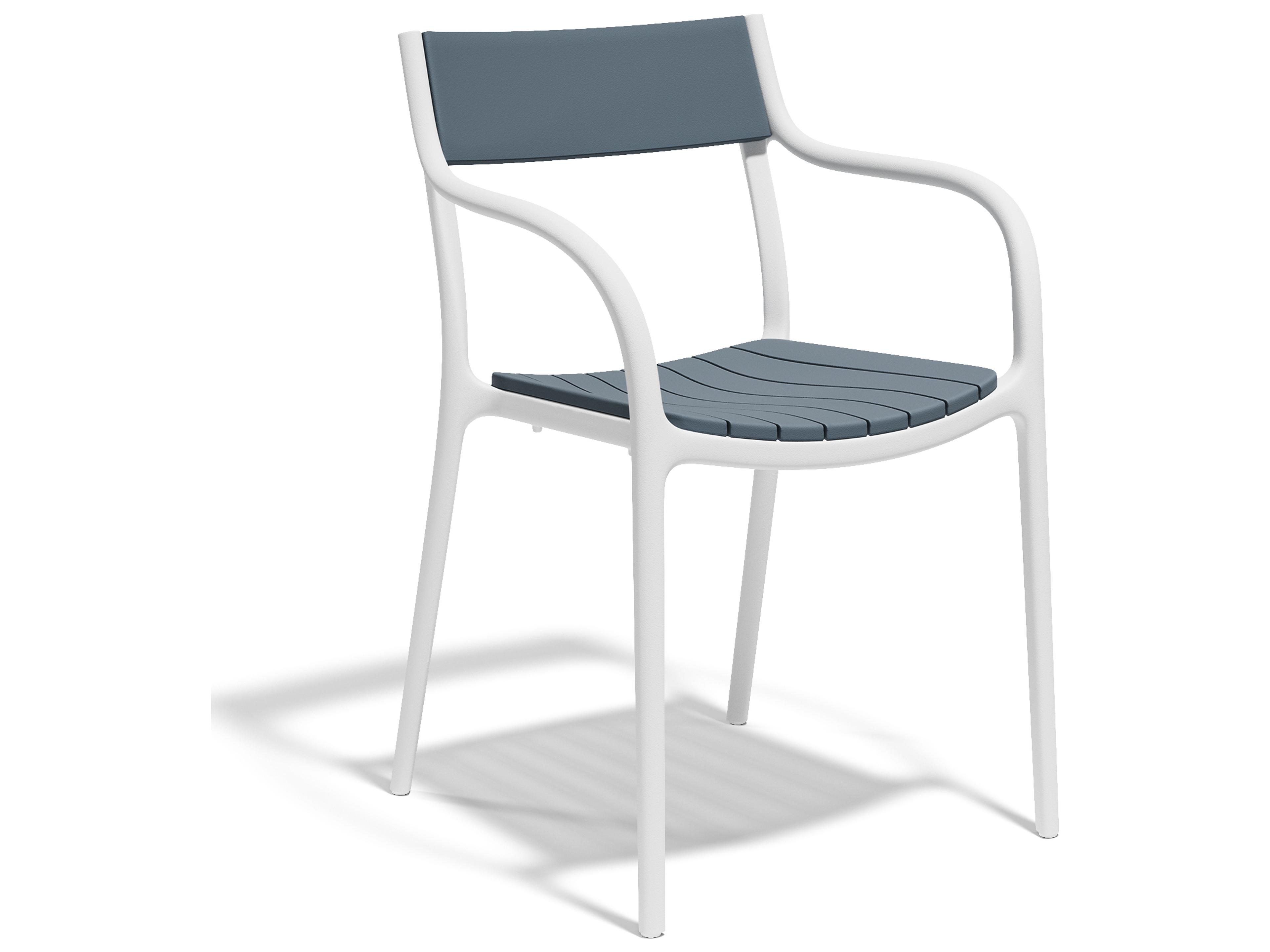 Madison White Polypropylene Resin Dining Chair (Set of 4)