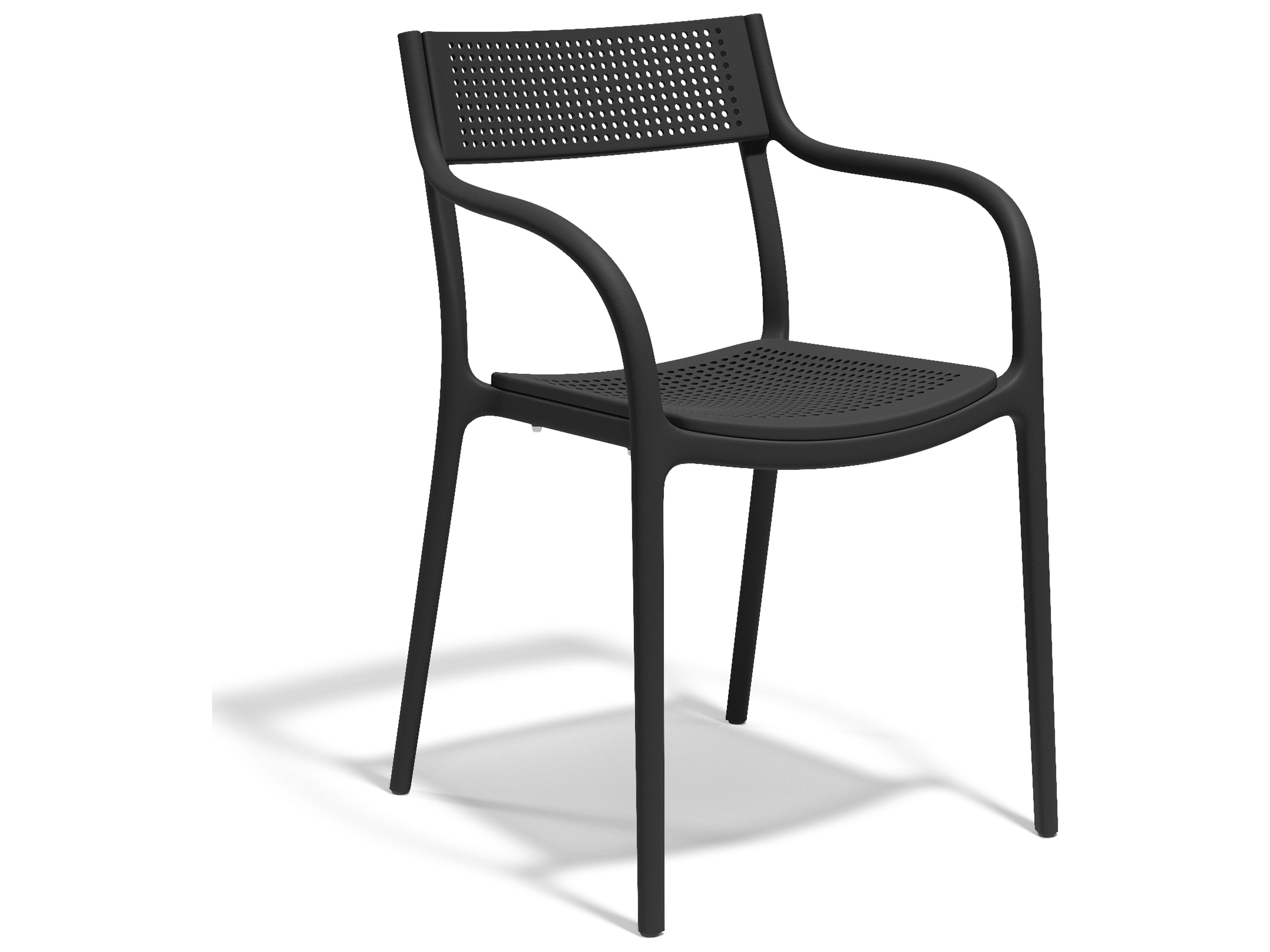 Madison Black Polypropylene Resin Dining Chair (Set of 4)