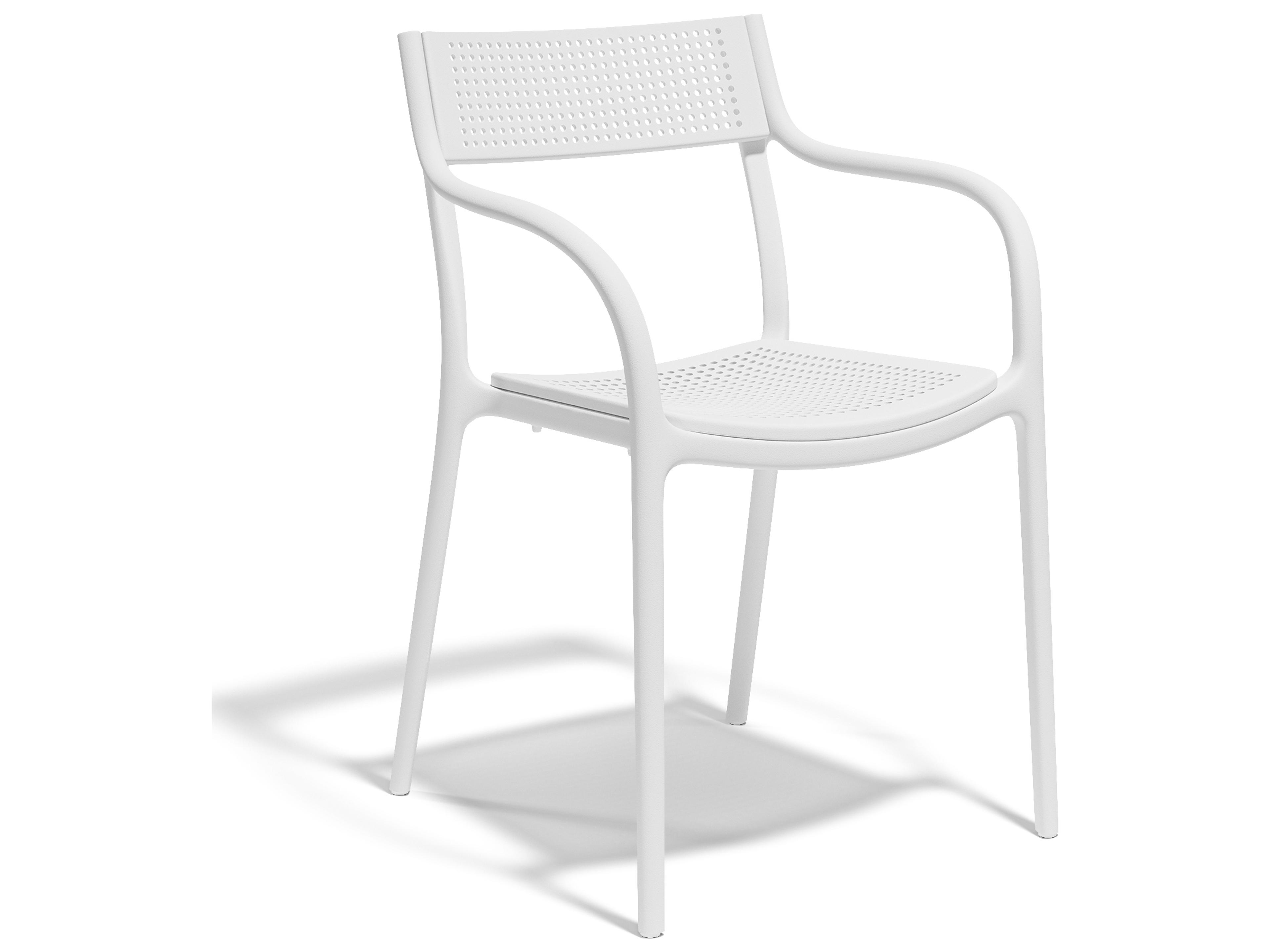 Madison White Polypropylene Resin Dining Chair (Set of 4)
