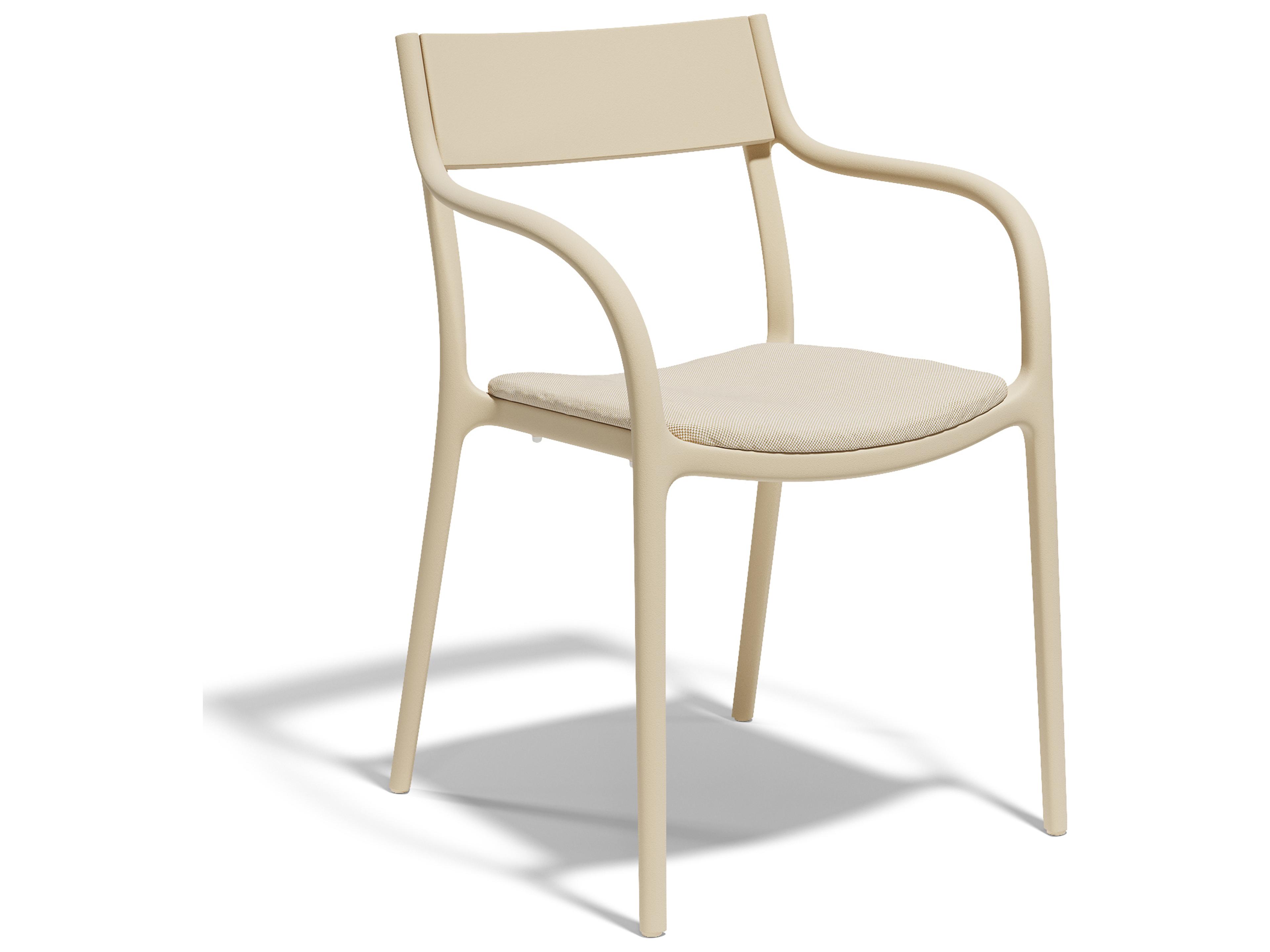 Madison Cream Polypropylene Cushion Dining Chair (Set of 4)