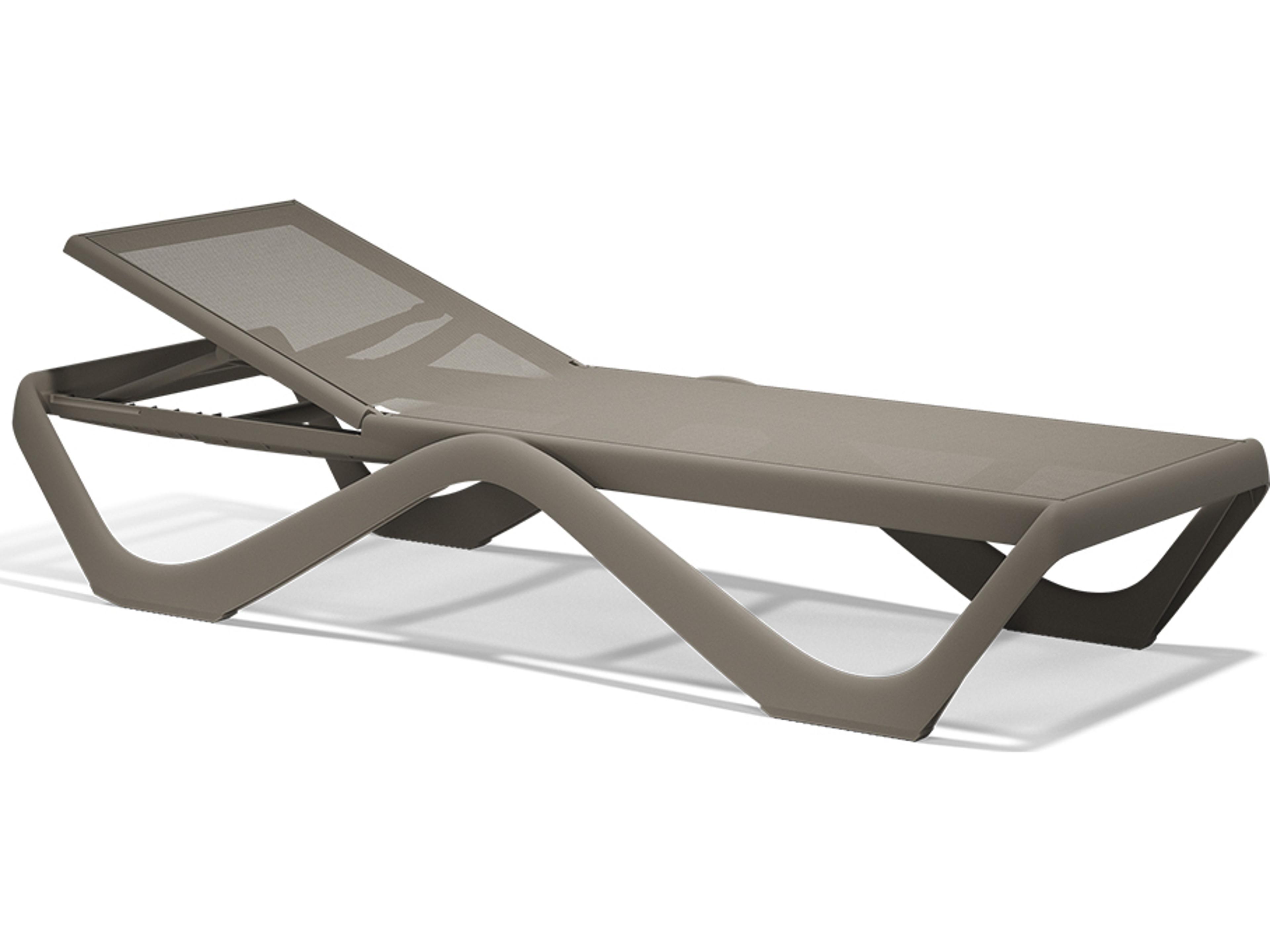 Love Tortora Polypropylene Sling Chaise Lounge (Set of 2)