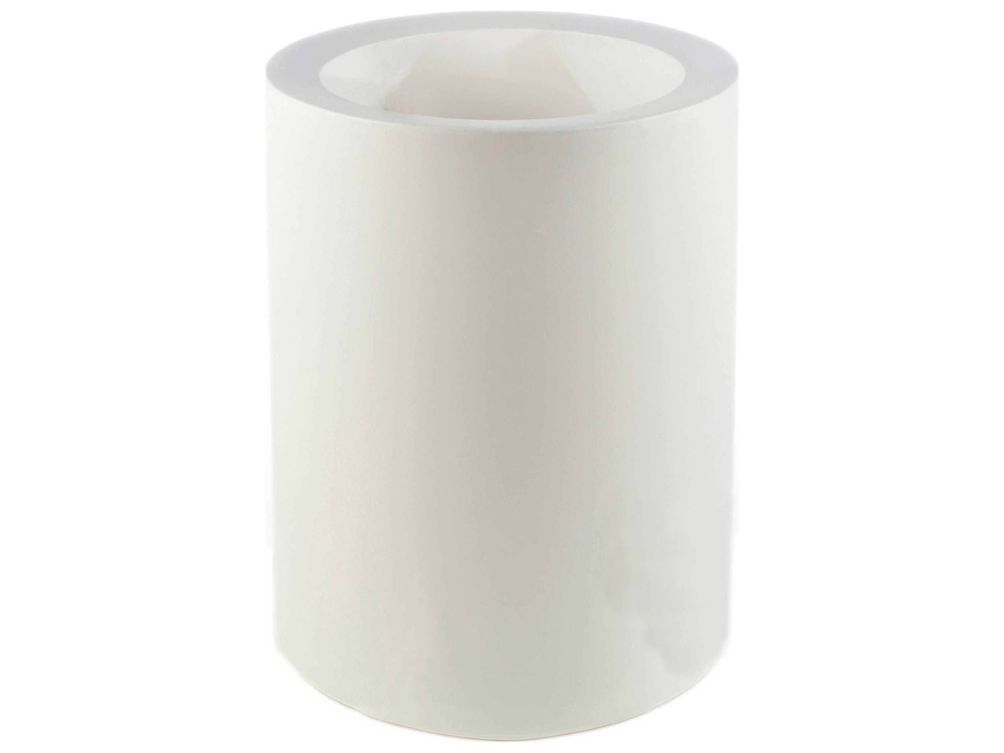 Studio White Cylinder Plant Stands