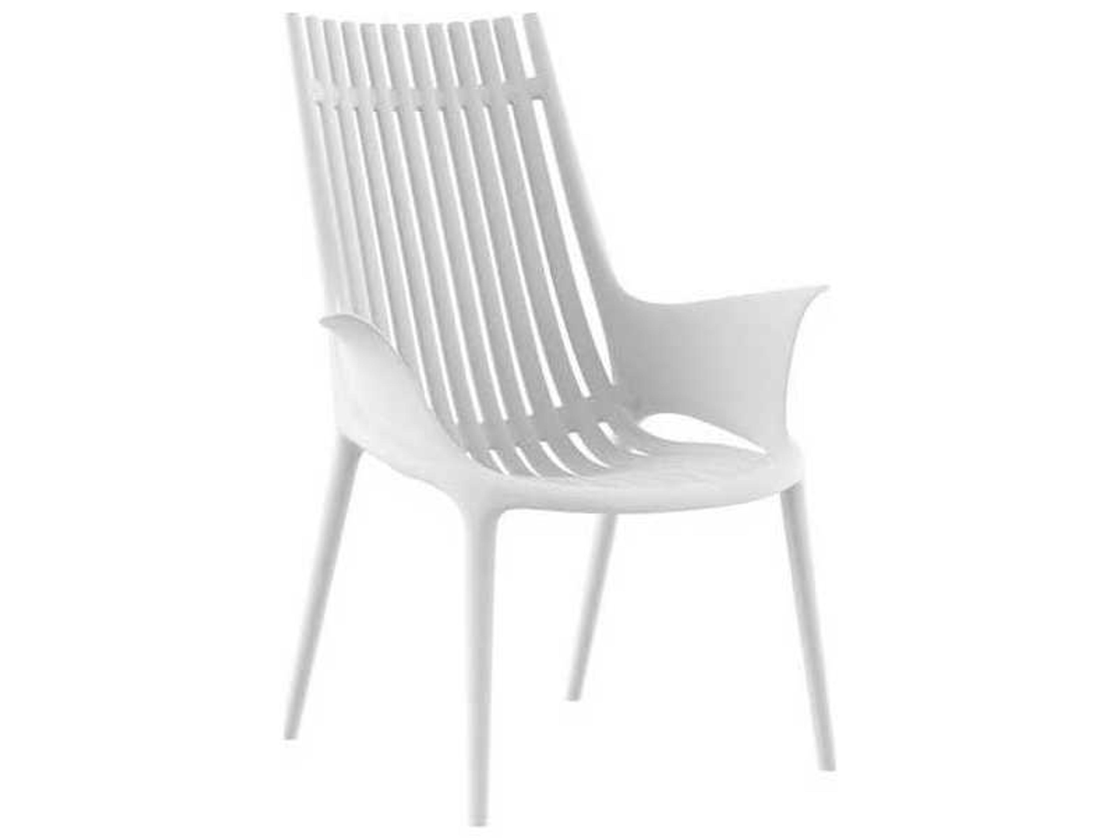 Ibiza Lounge Chair Set of 4 Basic/Injection White