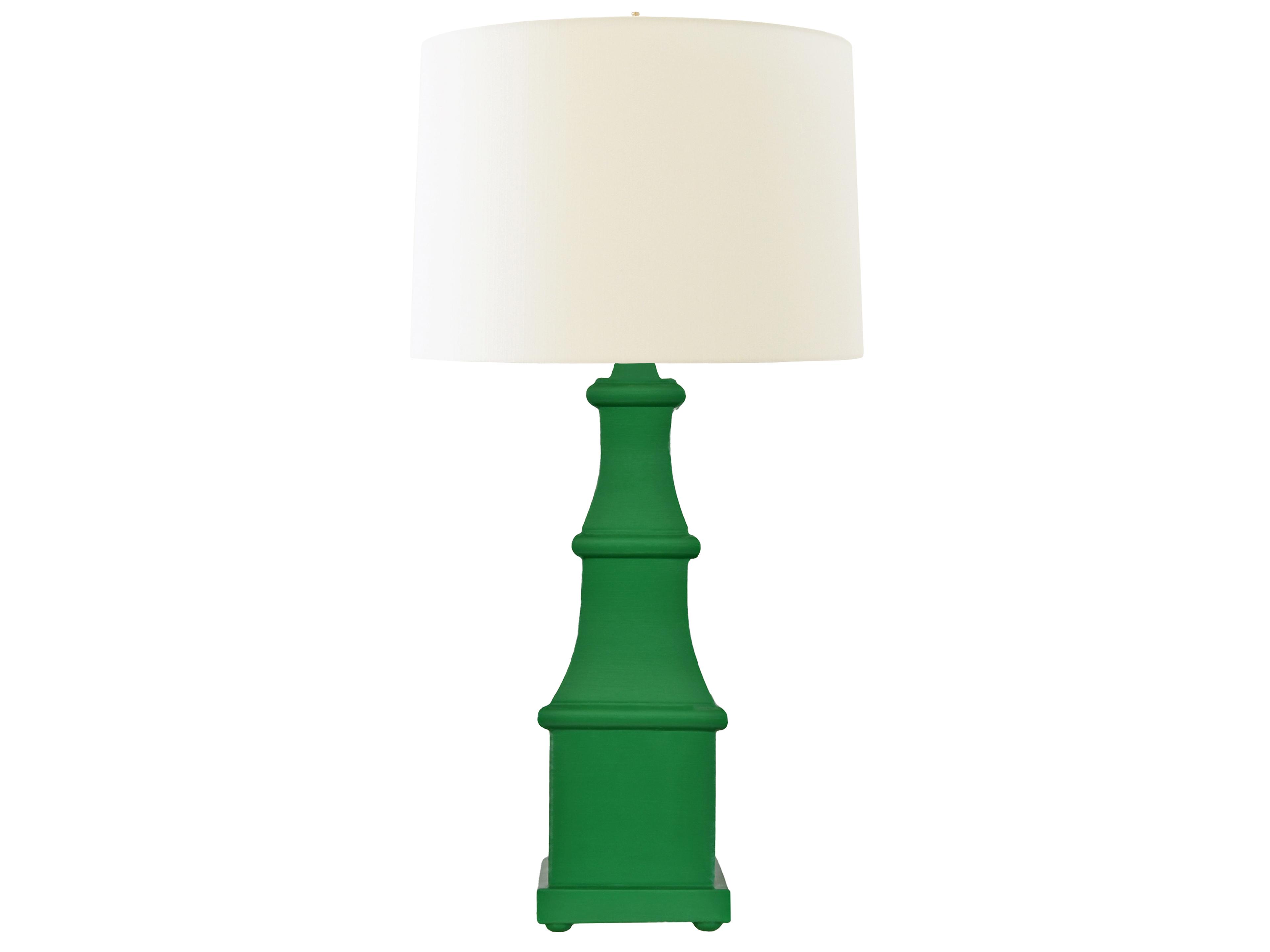 Kelly Green Buffet Lamp