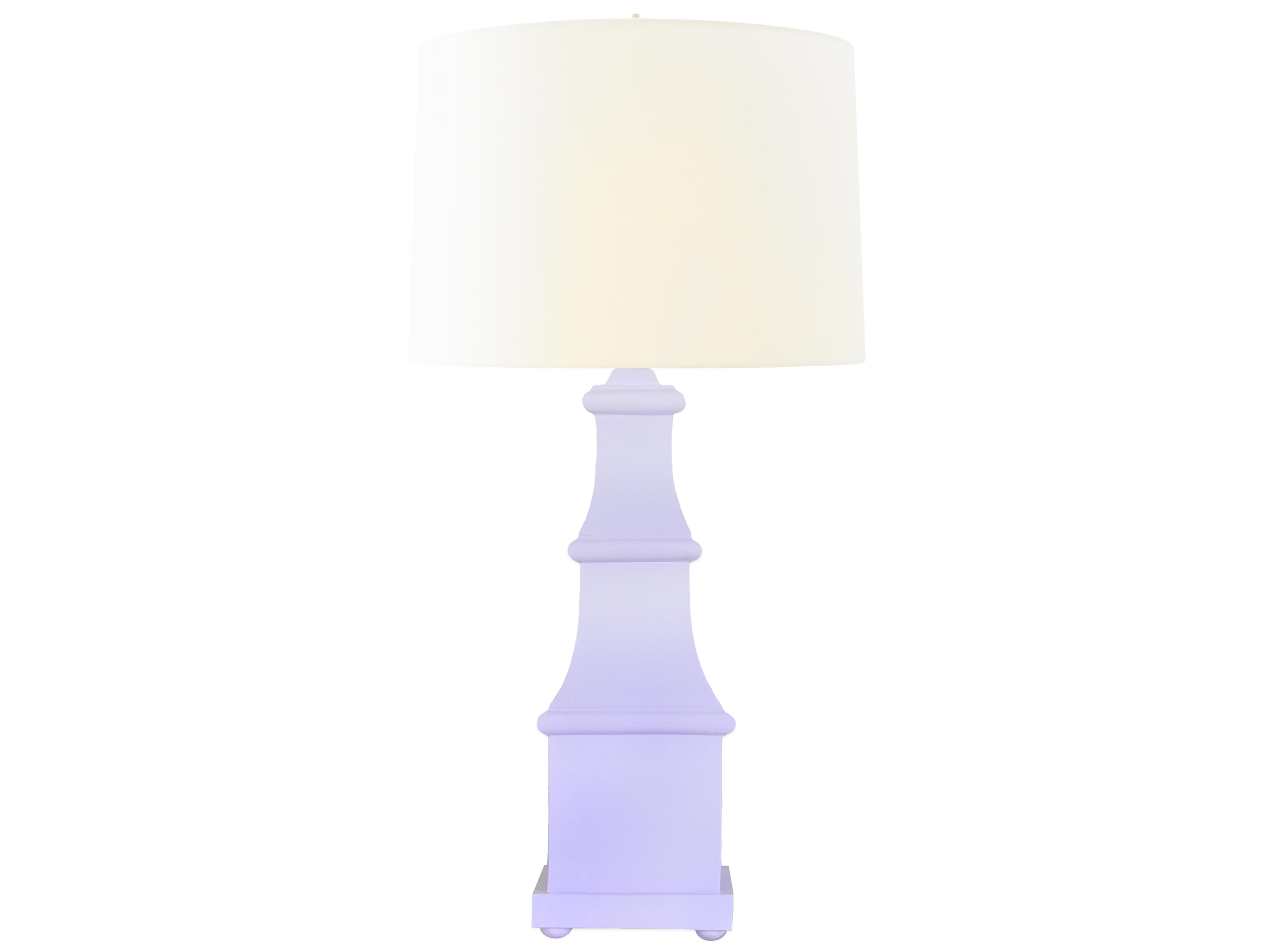 Worlds Away Lavender Purple Buffet Lamp