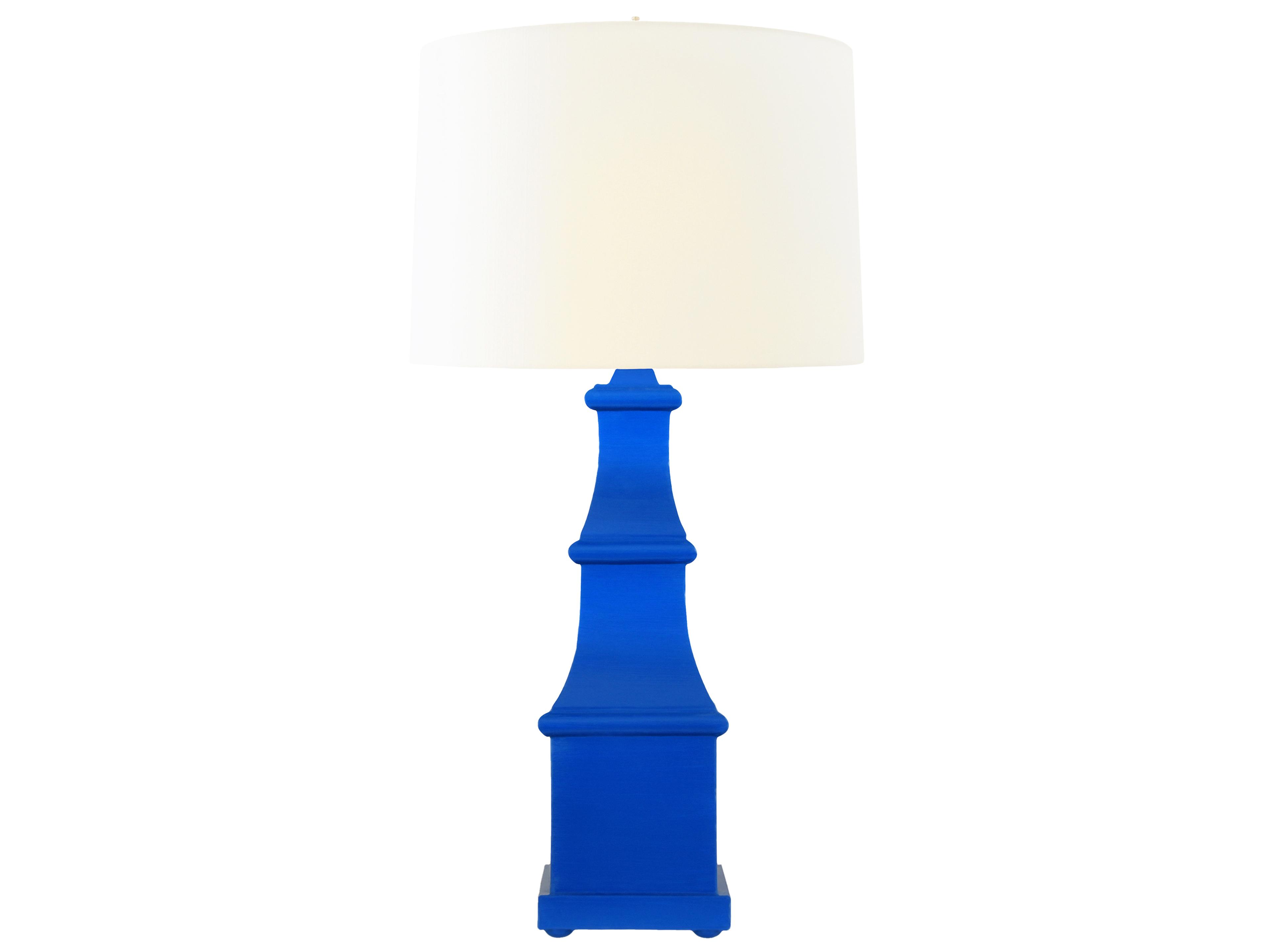 Worlds Away Royal Blue Buffet Lamp