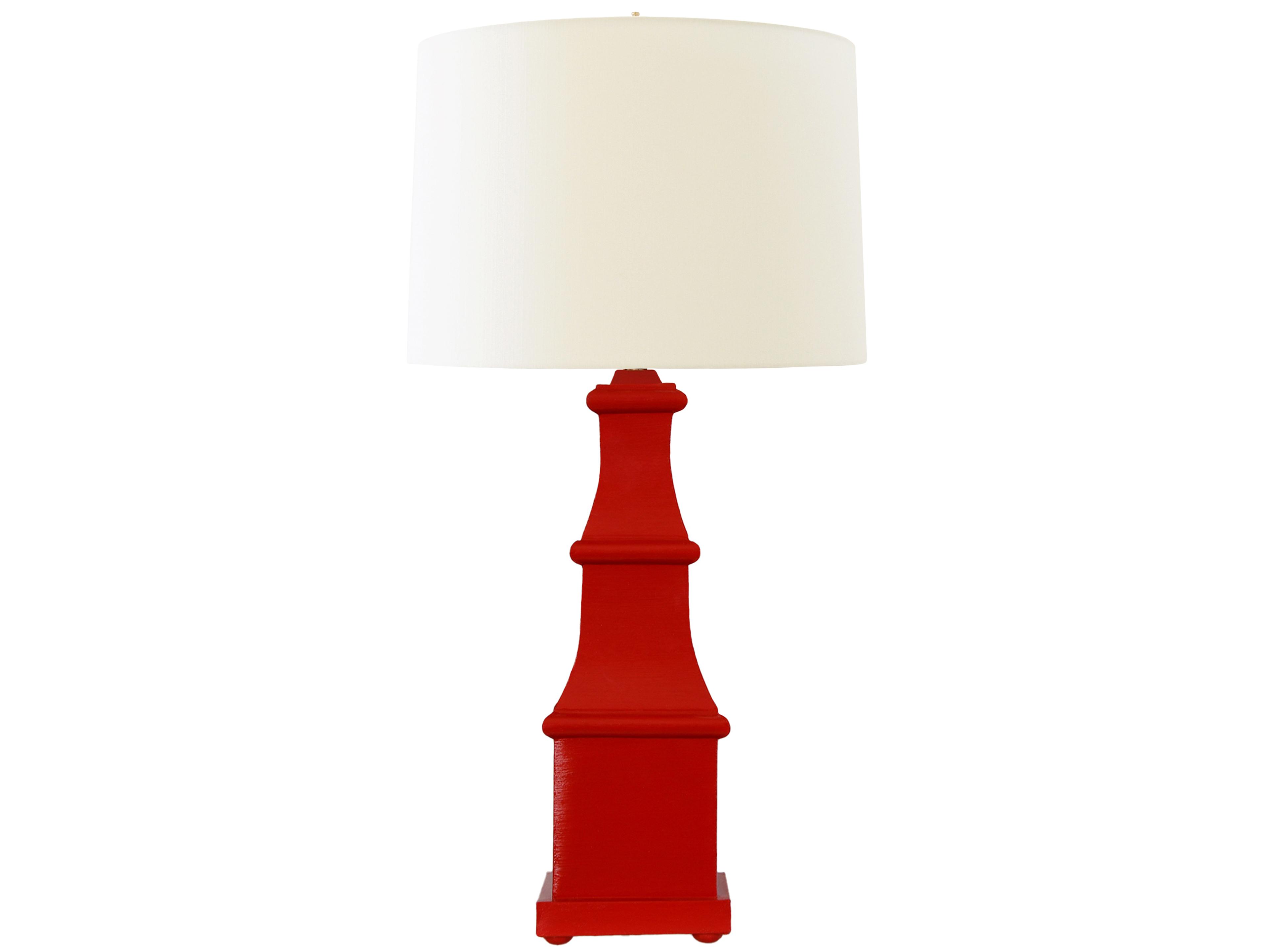 Red Buffet Lamp
