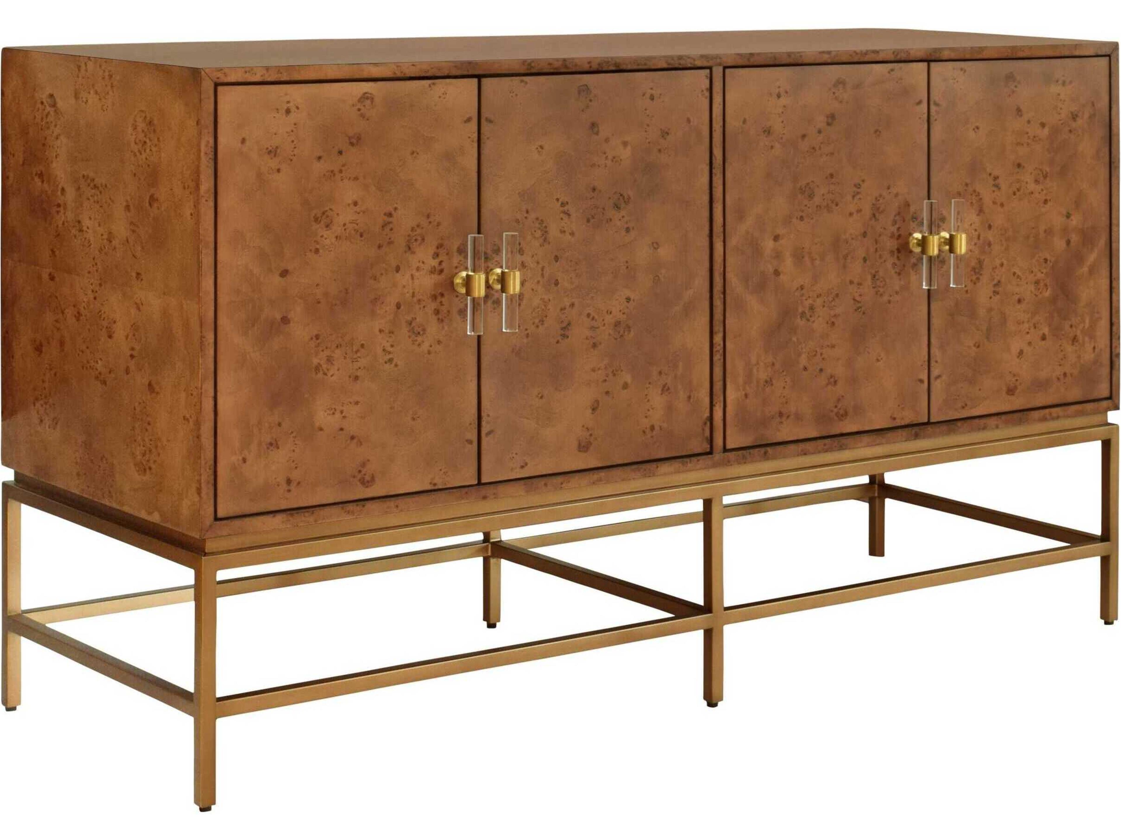 60" Burlwood Sideboard