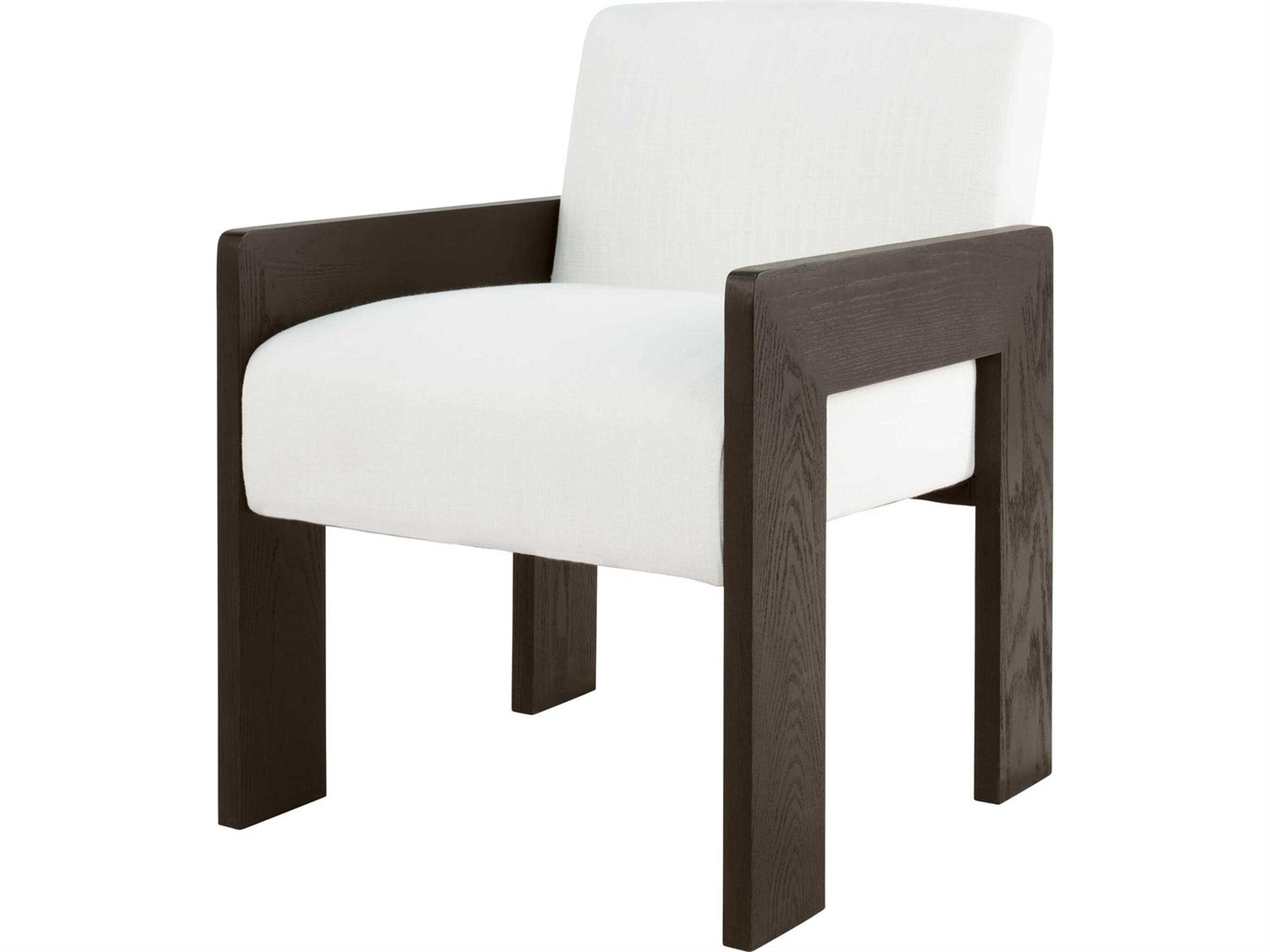 World Away Espresso Oak Accent Chair