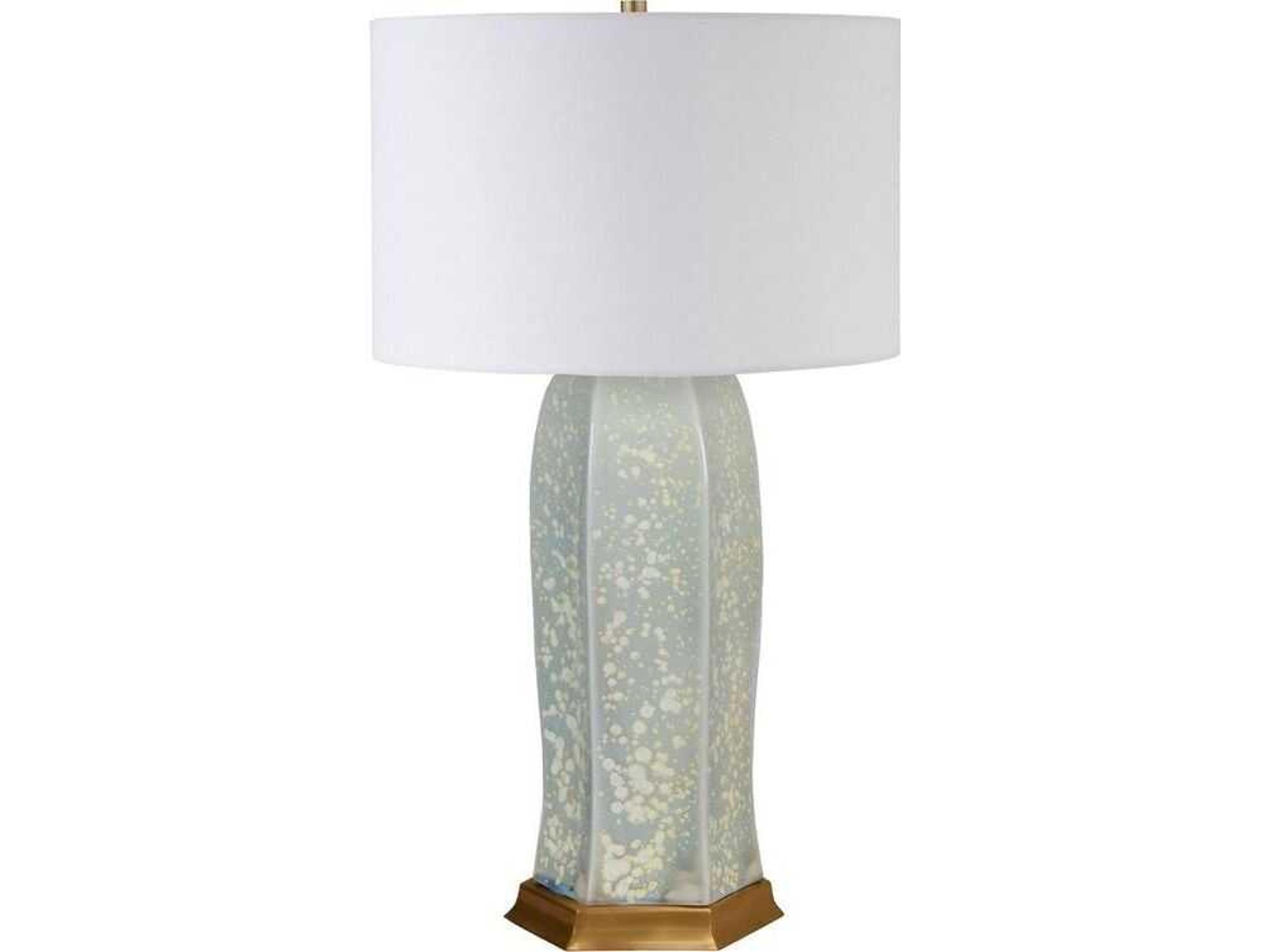 Barron Blue Brass Buffet Lamp