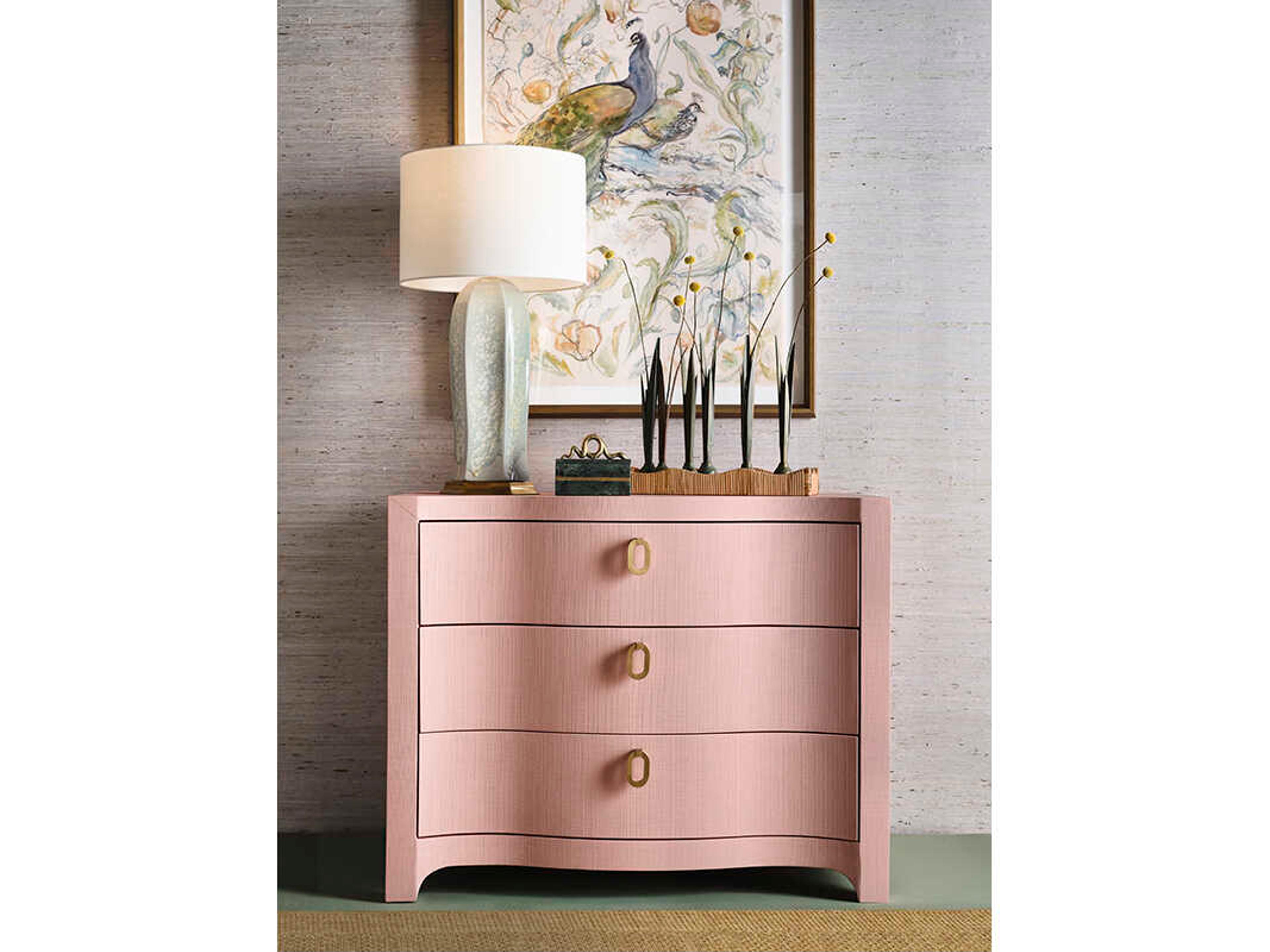 Worlds Away Barron Blue Brass Buffet Lamp