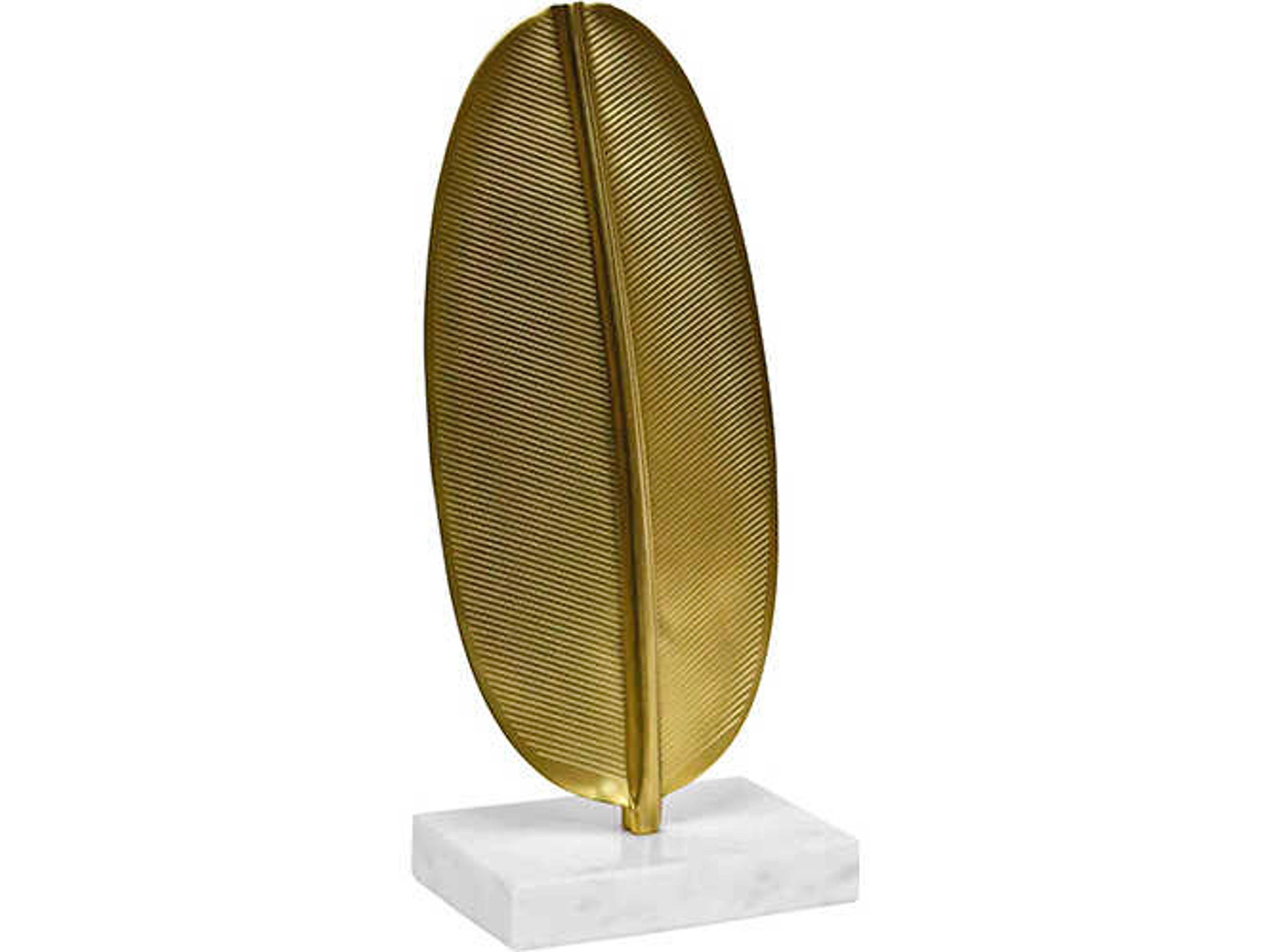 Worlds Away Blade Brass Sculpture