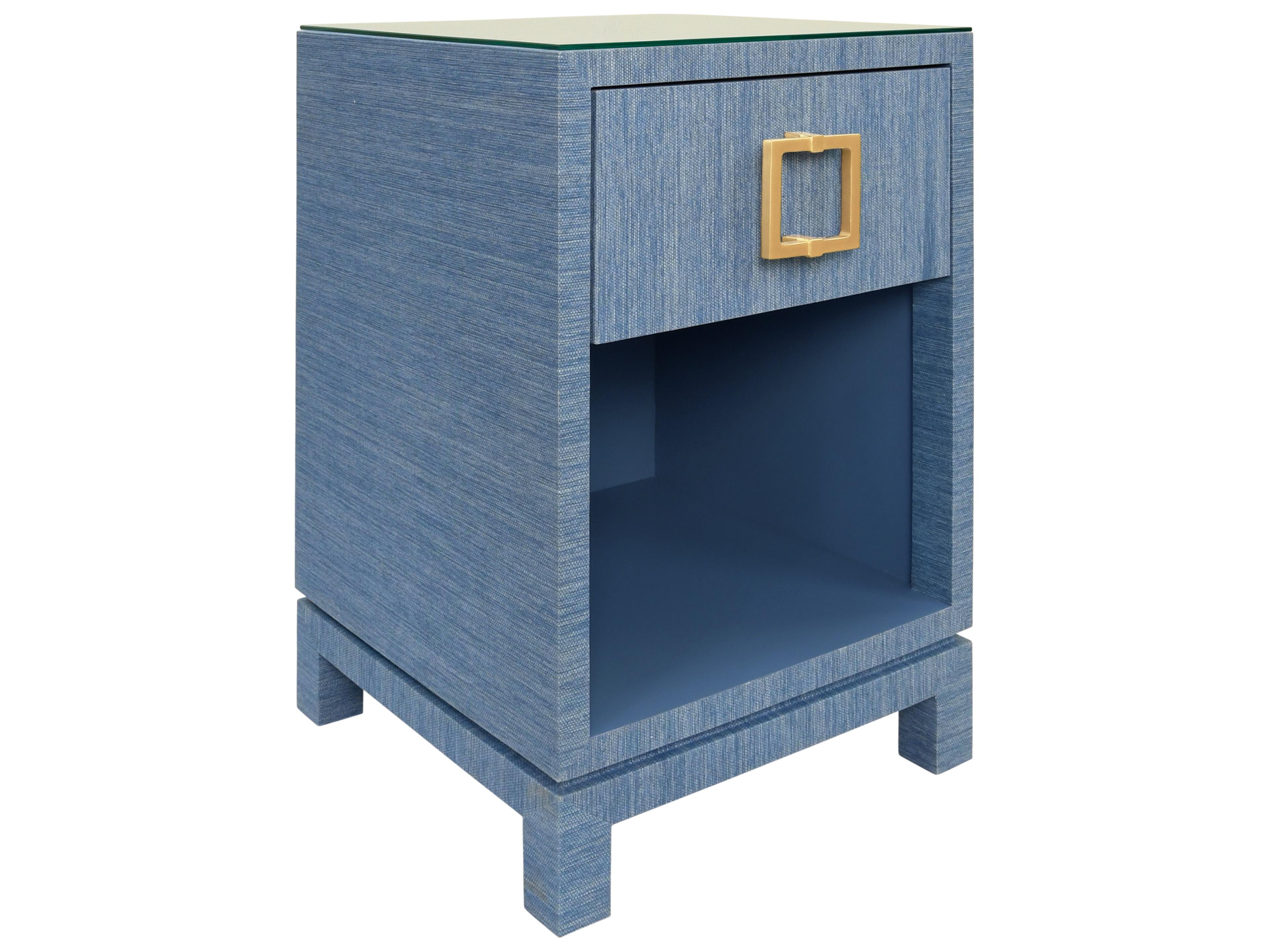 Square Glass End Table