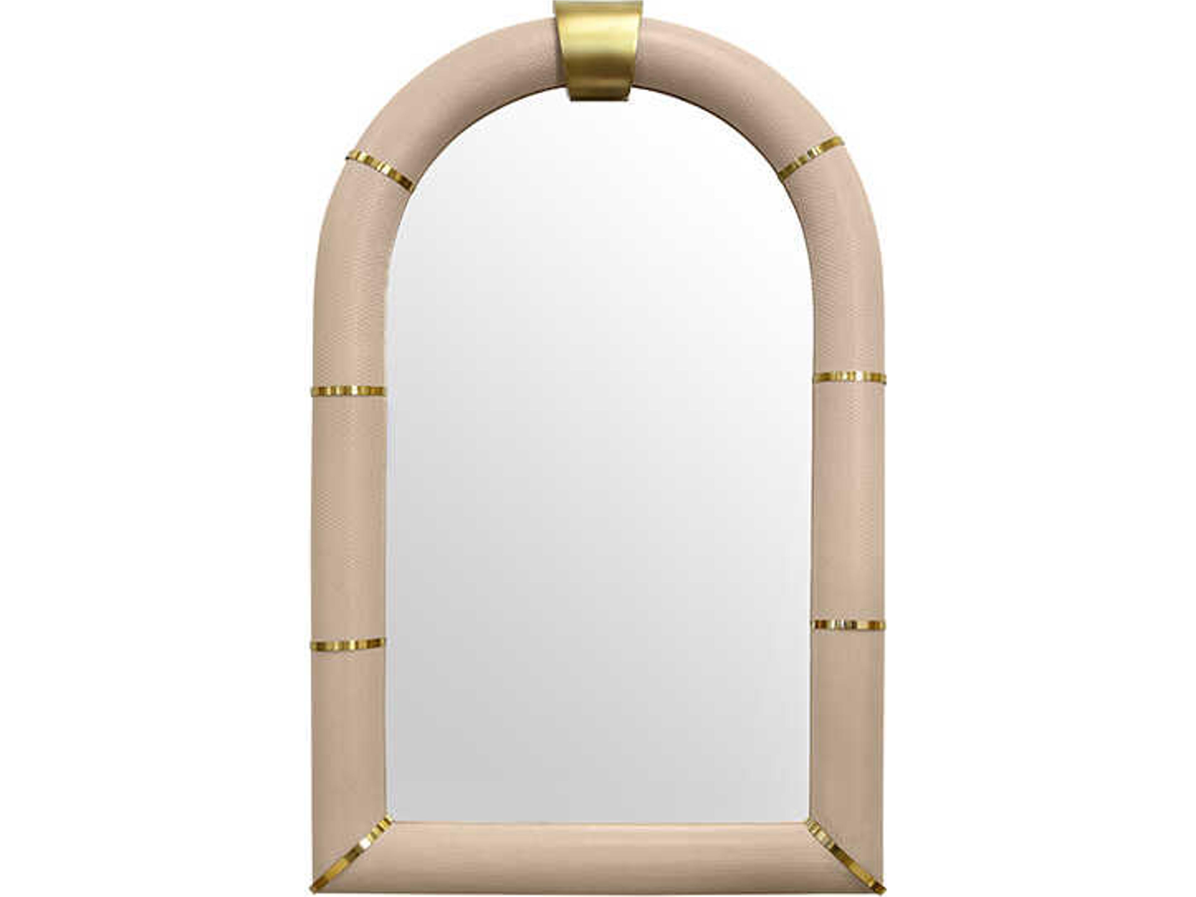 Bowie Arched Ivory Wall Mirror