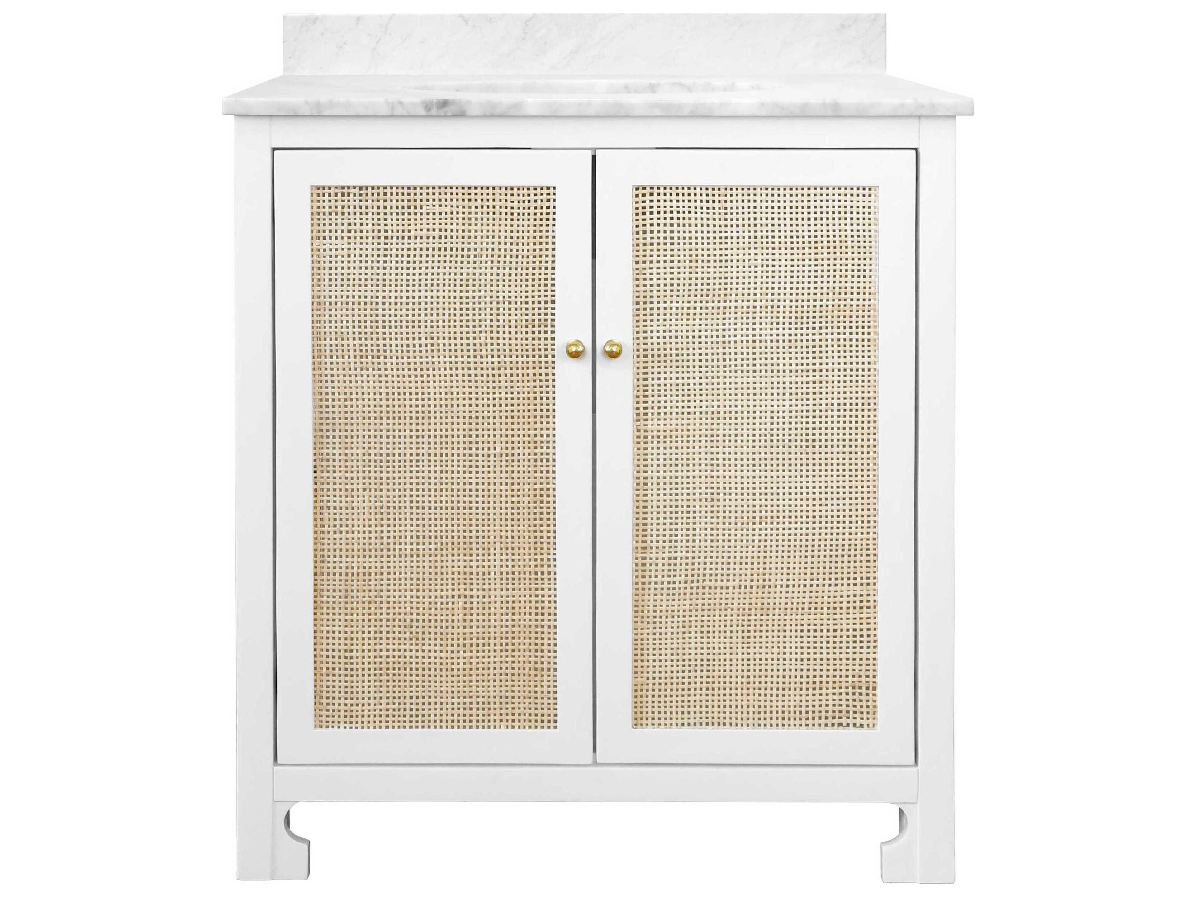 Matte White Lacquer 30" Vanity