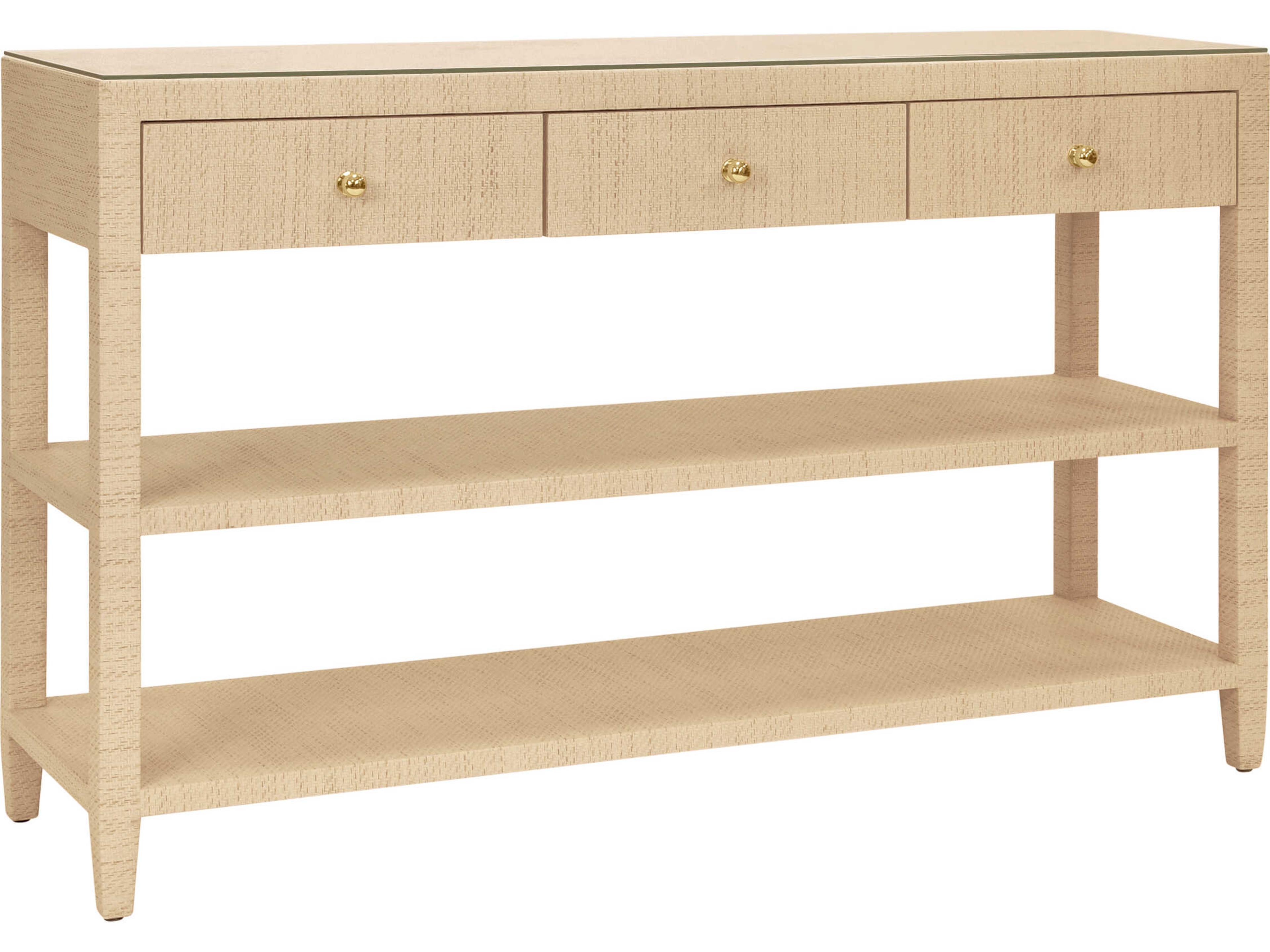 Briar Rectangular Wood Brown Console Table