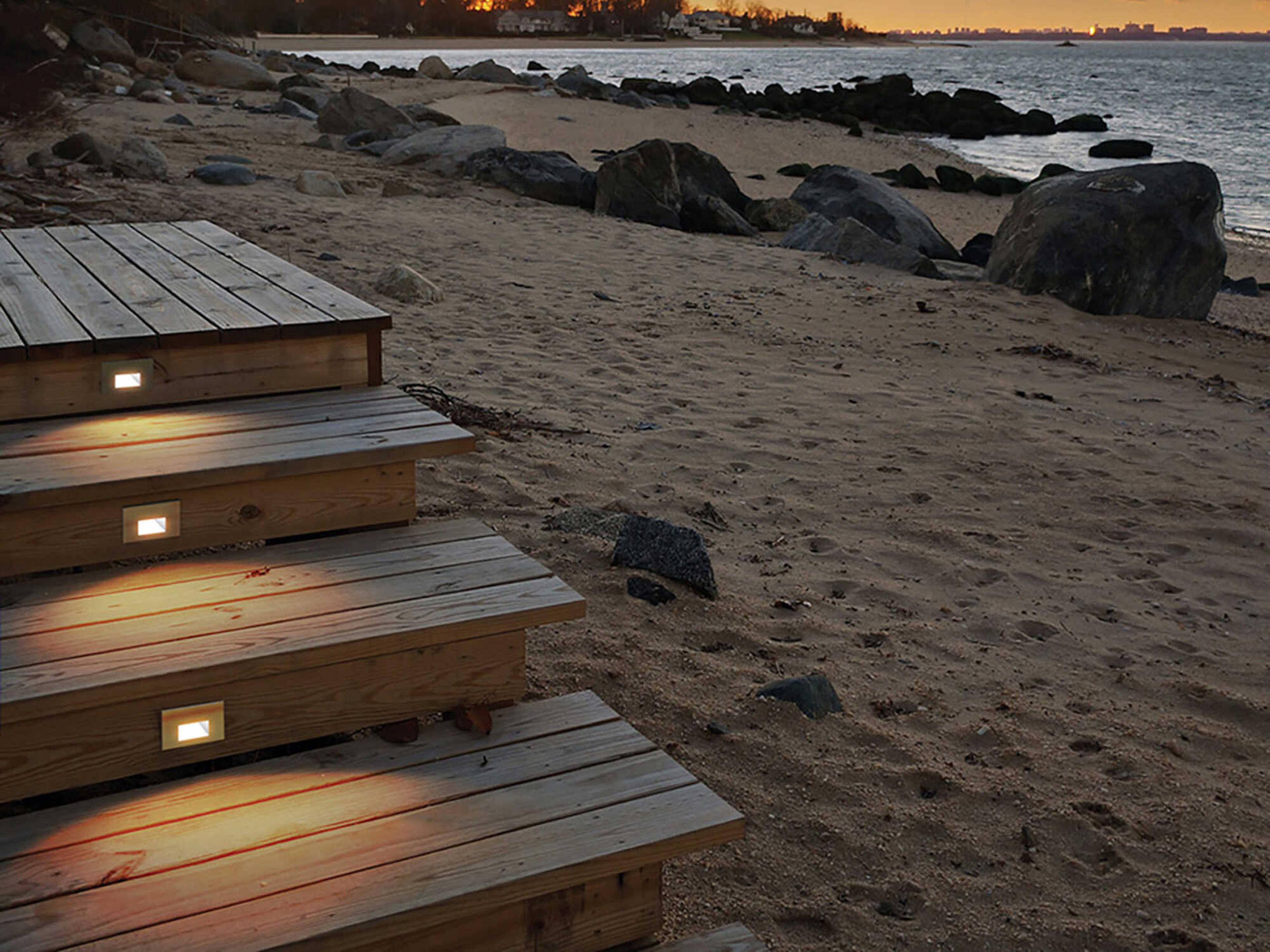 WAC Lighting 1-Light Outdoor Step and Wall Light