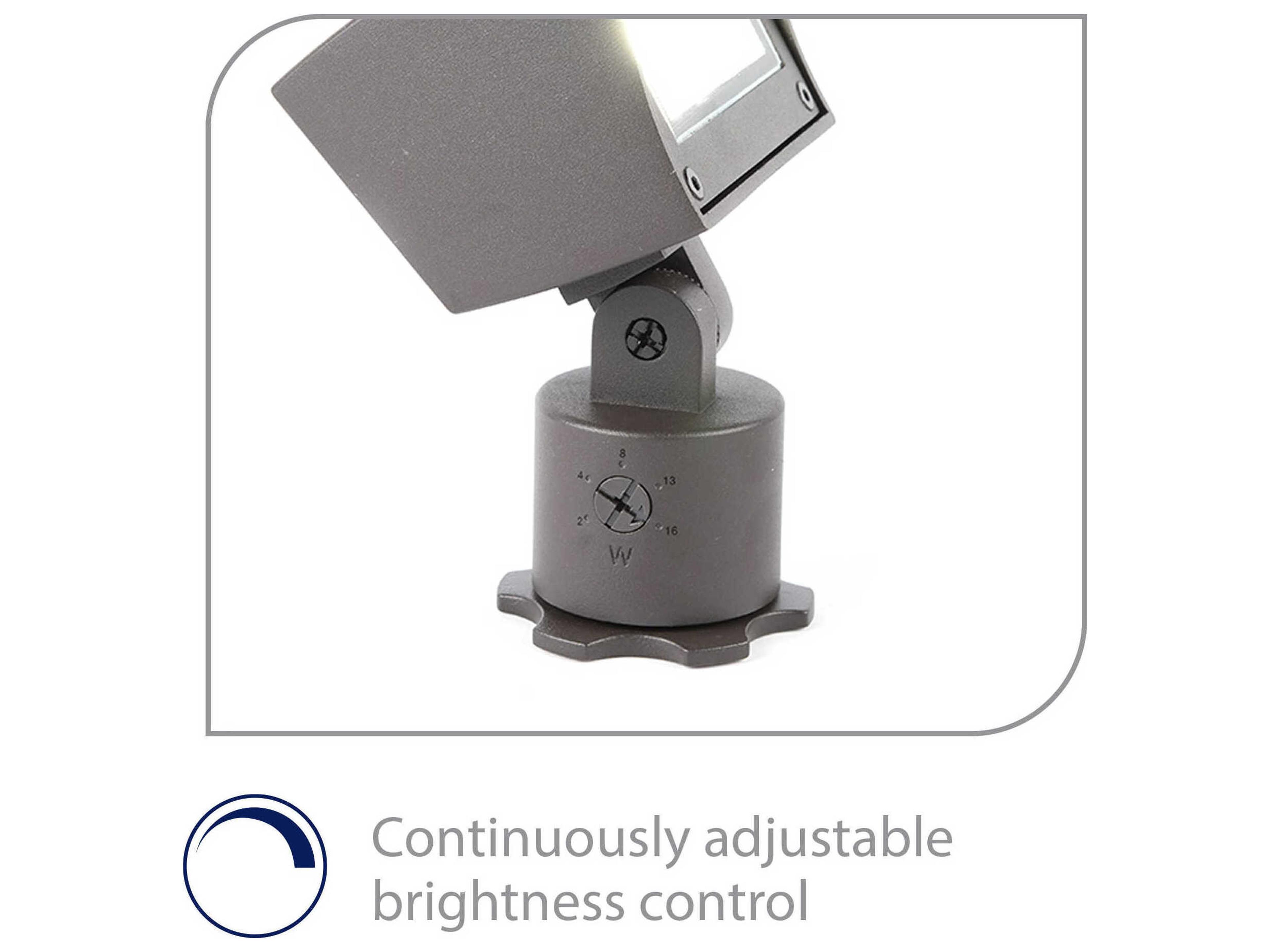 WAC Lighting Wall Wash 1-Light Outdoor Spot Light