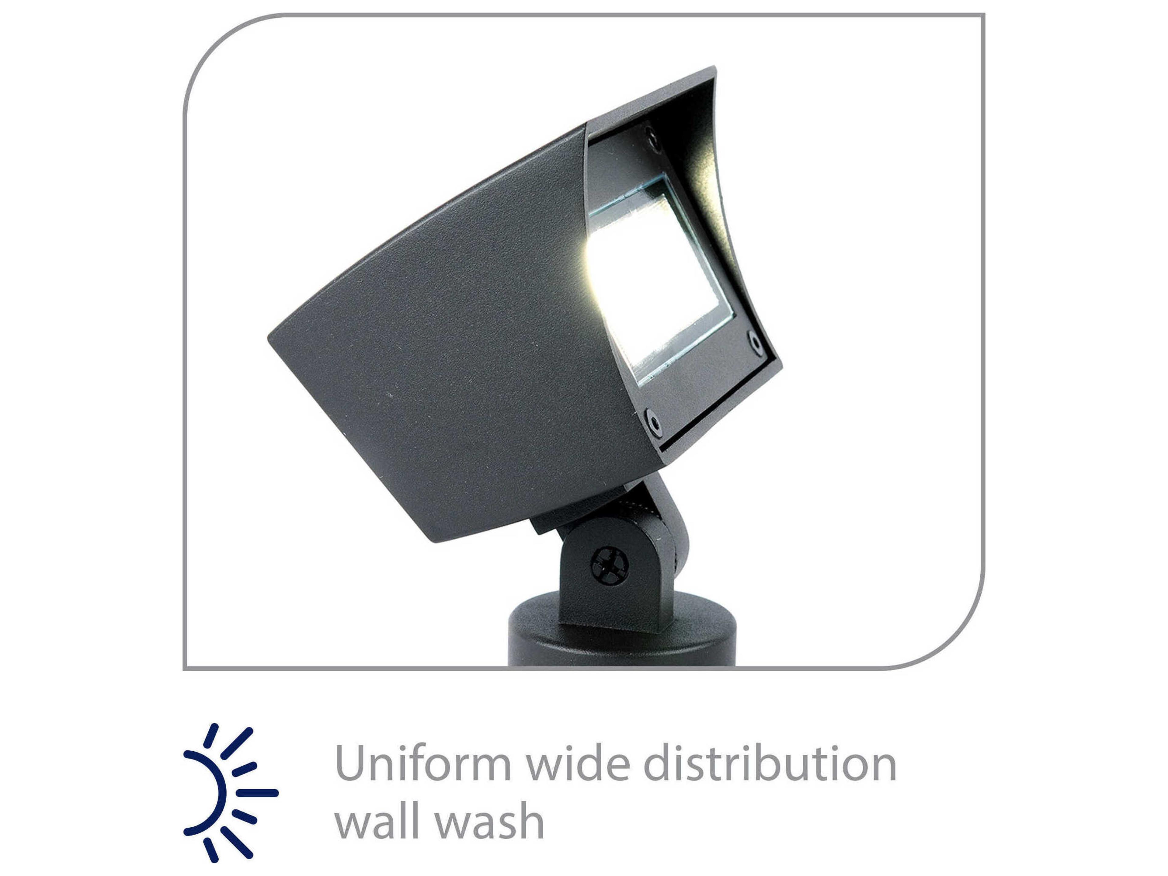WAC Lighting Wall Wash 1-Light Outdoor Spot Light