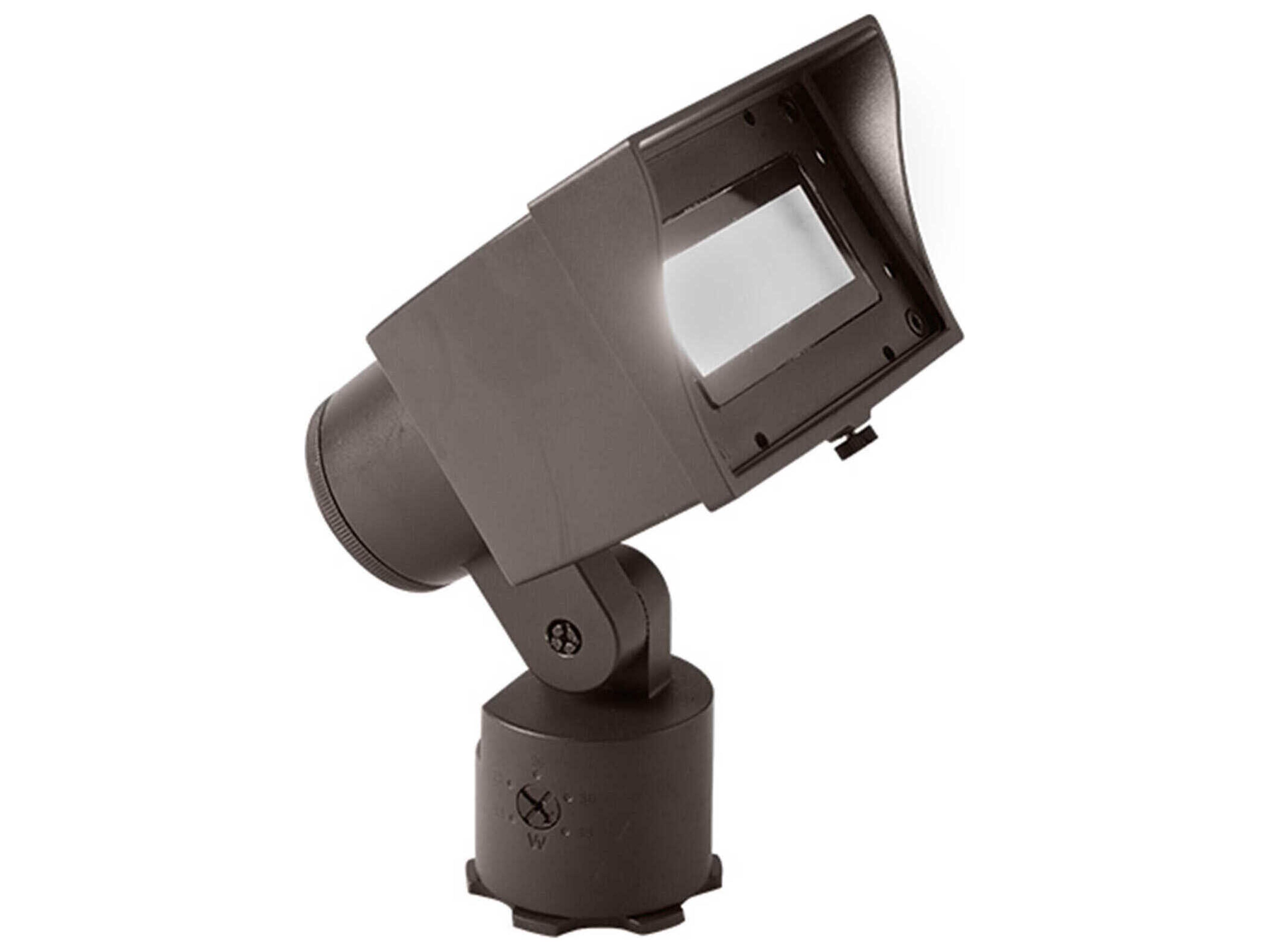 Adjustable Wall Wash 1-Light Outdoor Spot Light