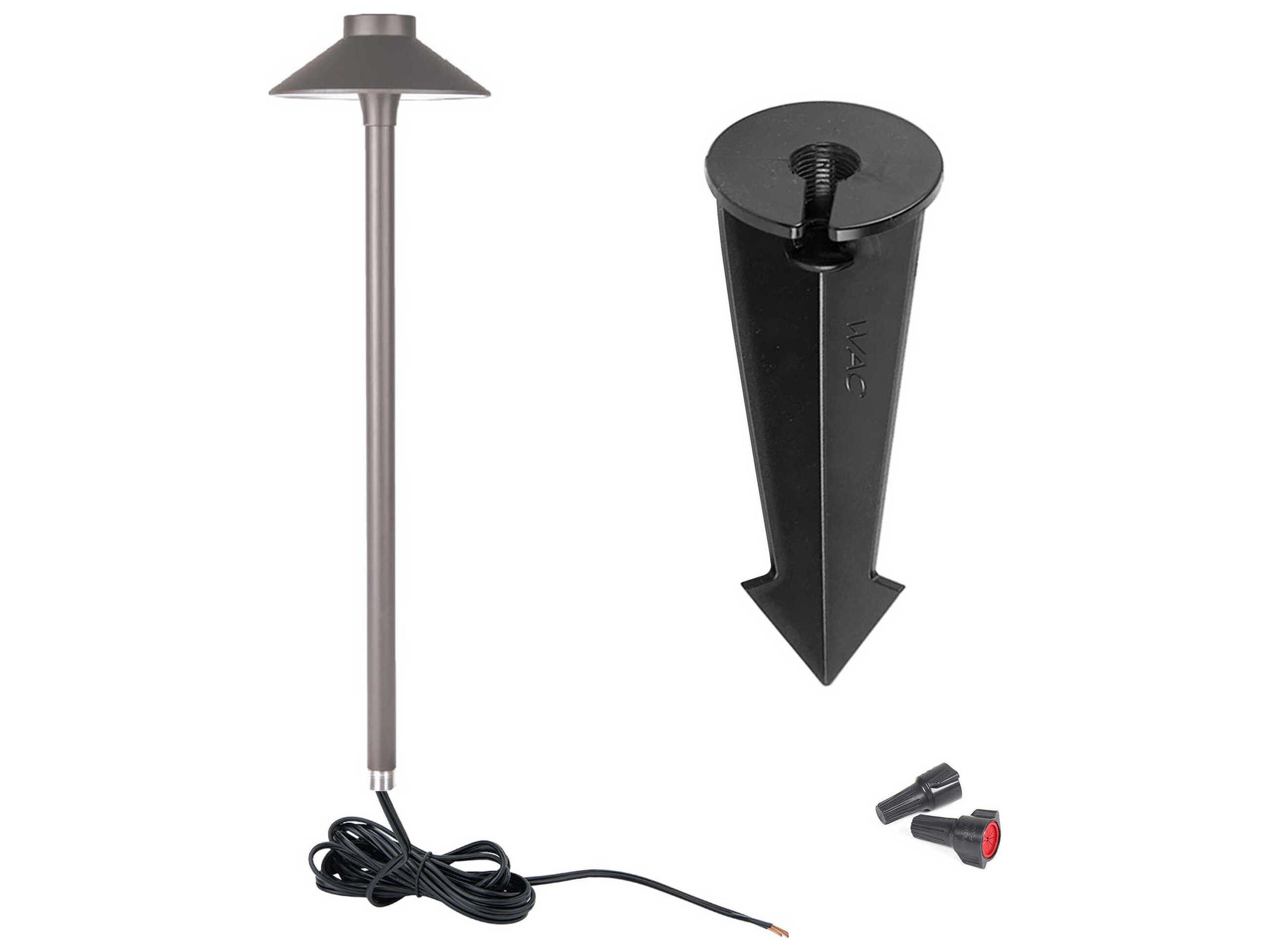 WAC Lighting Tiki 1-Light Outdoor Path and Area Light