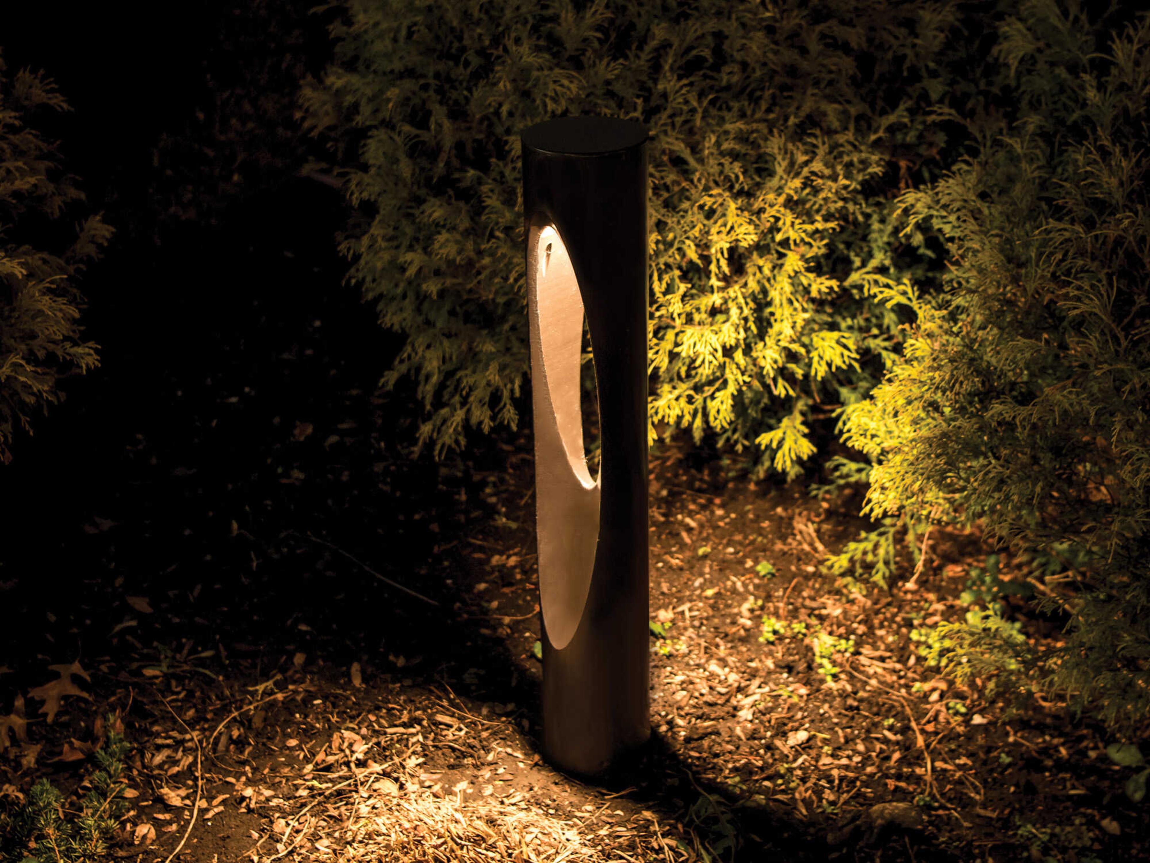WAC Lighting Scoop 1-Light Outdoor Bollard Light
