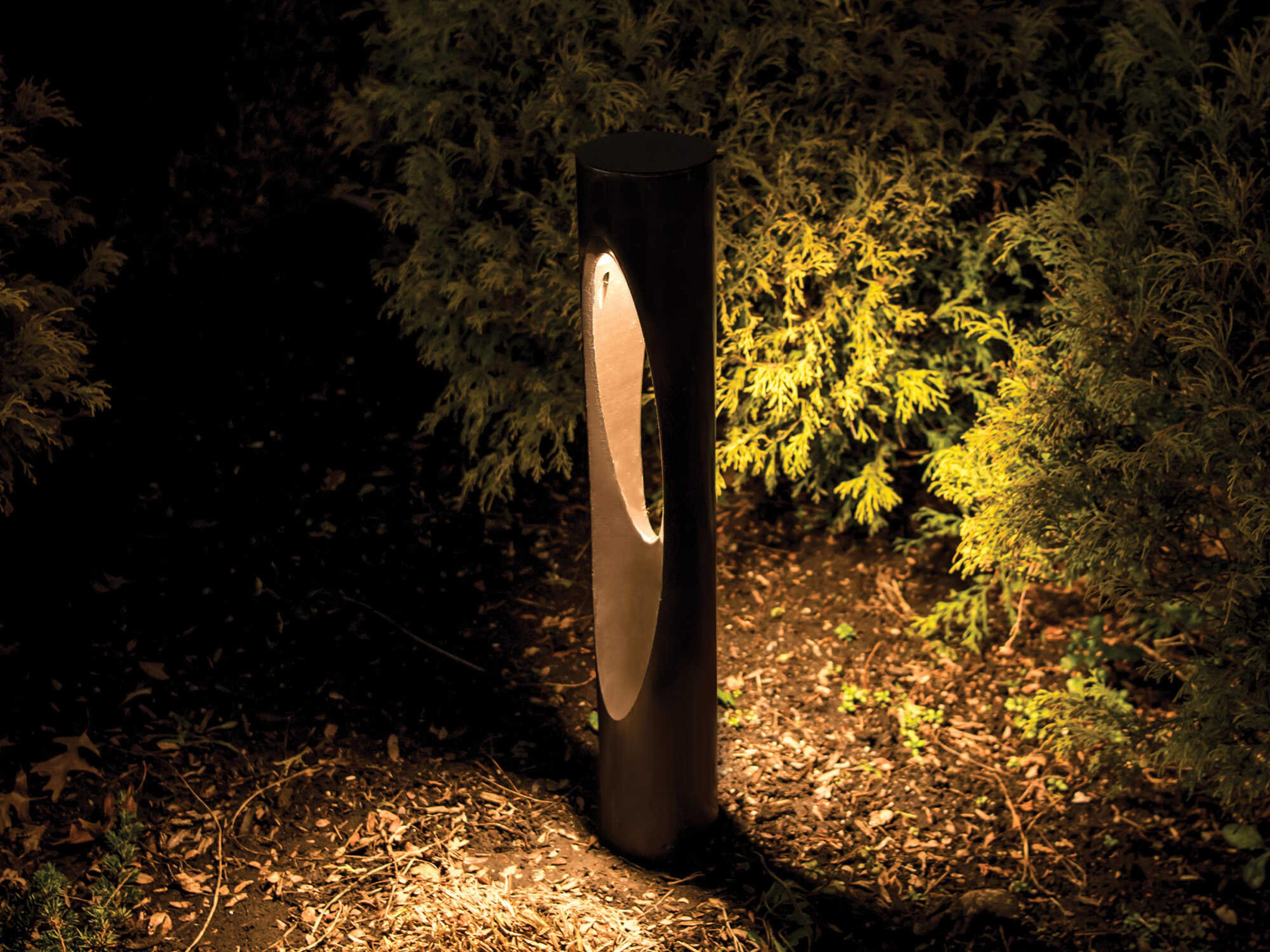WAC Lighting Scoop 1-Light Outdoor Bollard Light