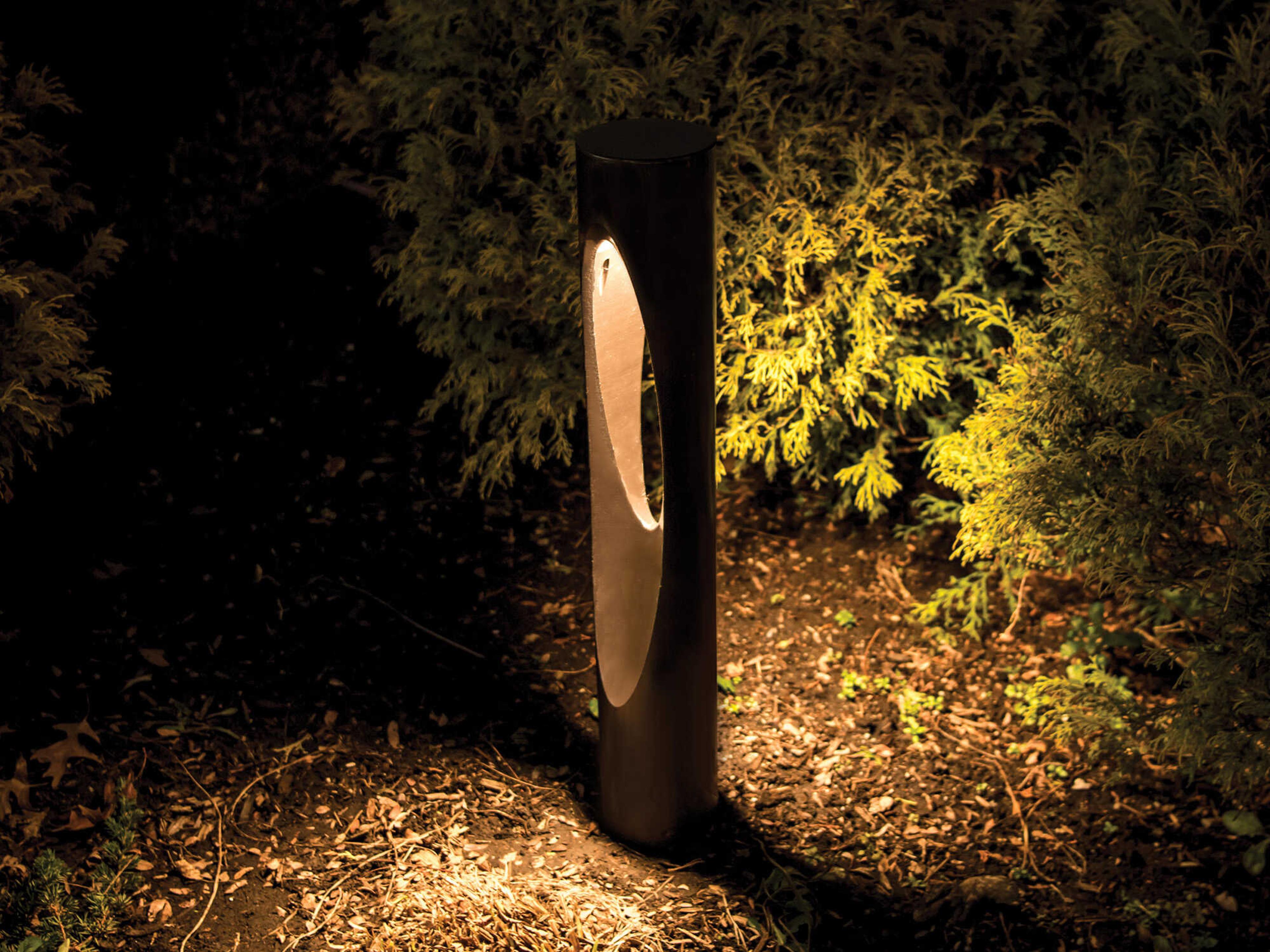 WAC Lighting Scoop 1-Light Outdoor Bollard Light
