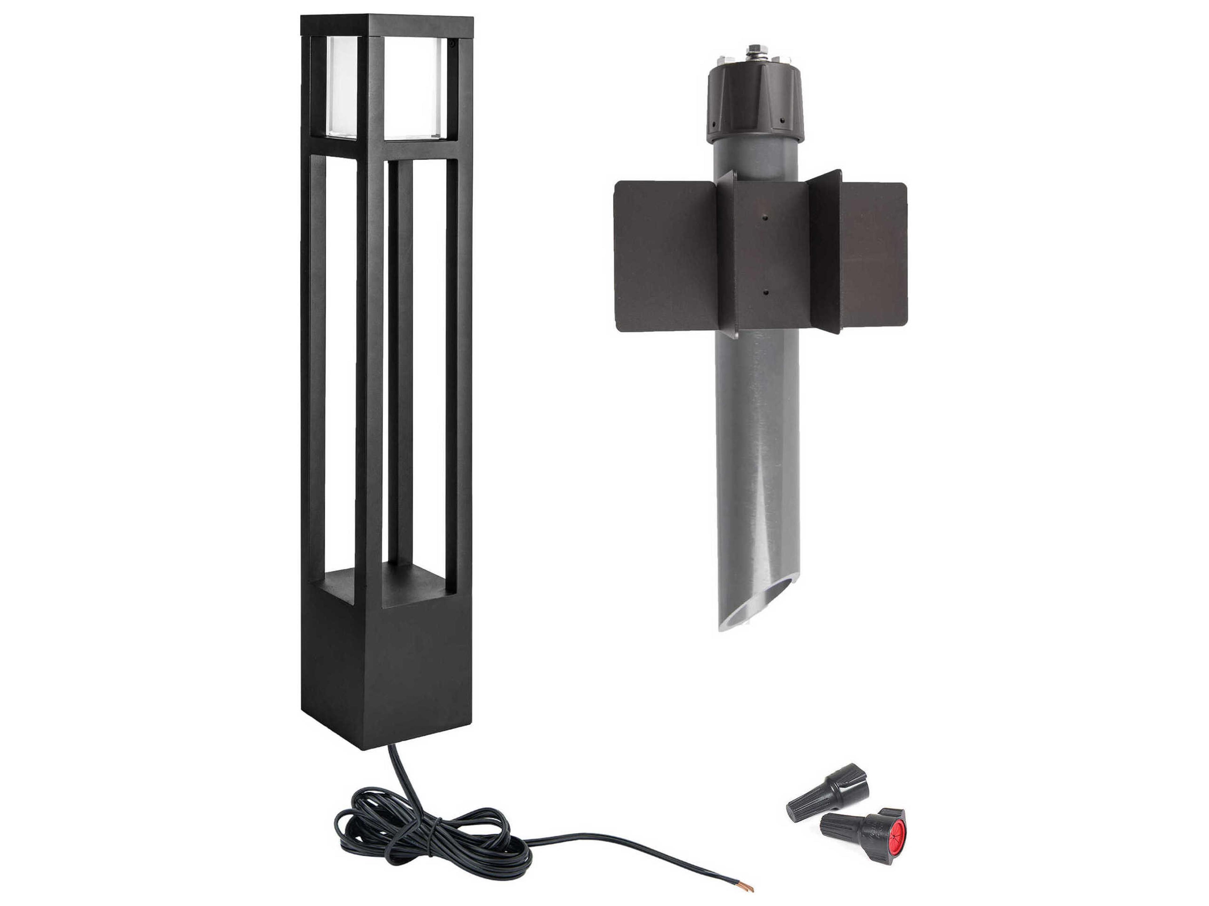WAC Lighting Tower 1-Light Outdoor Bollard Light