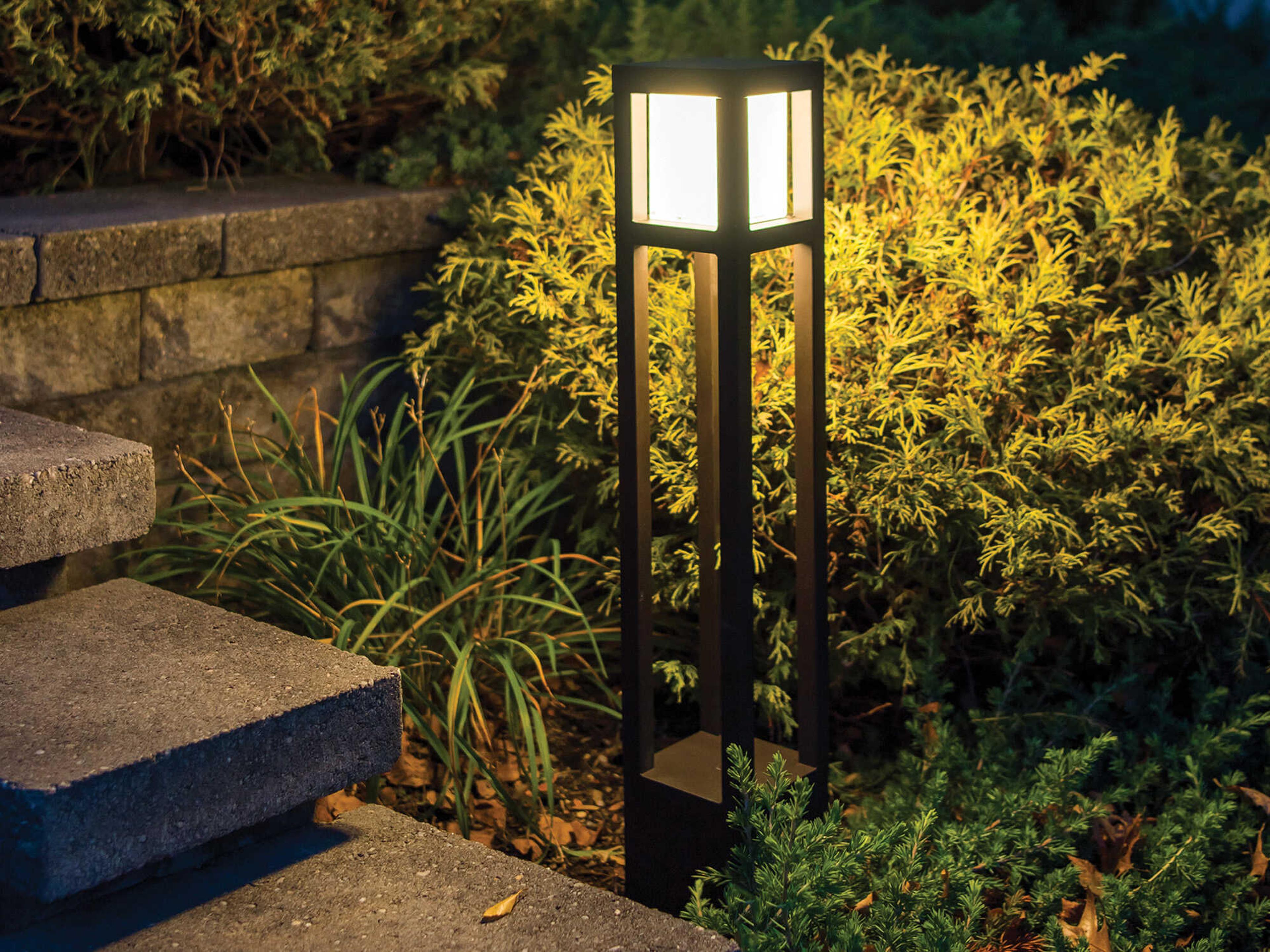 WAC Lighting Tower 1-Light Outdoor Bollard Light